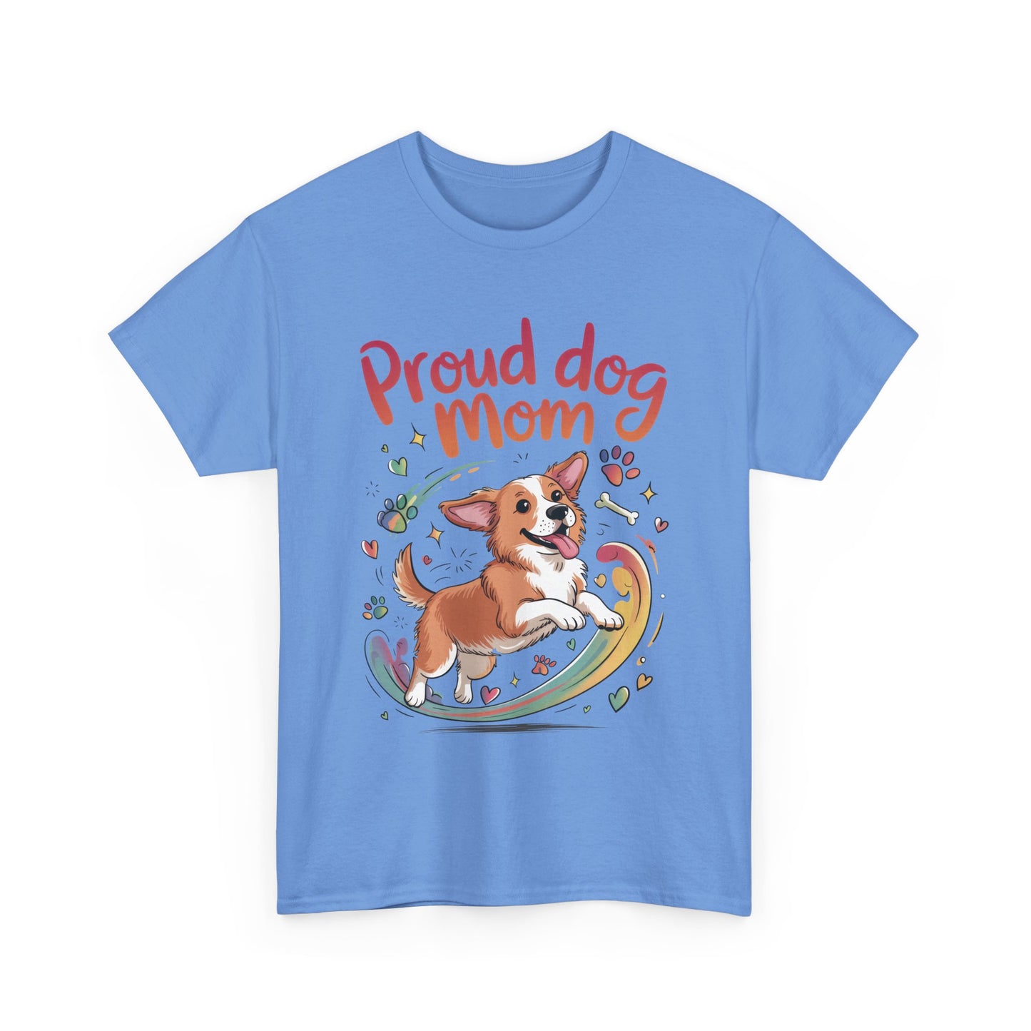 Proud Dog Mom Tee, Cute Pet Lover Shirt, Animal Lover Gift, Dog Mom T-Shirt, Funny Dog Apparel, Gift for Pet Owners, T-Shirt for Pet Moms