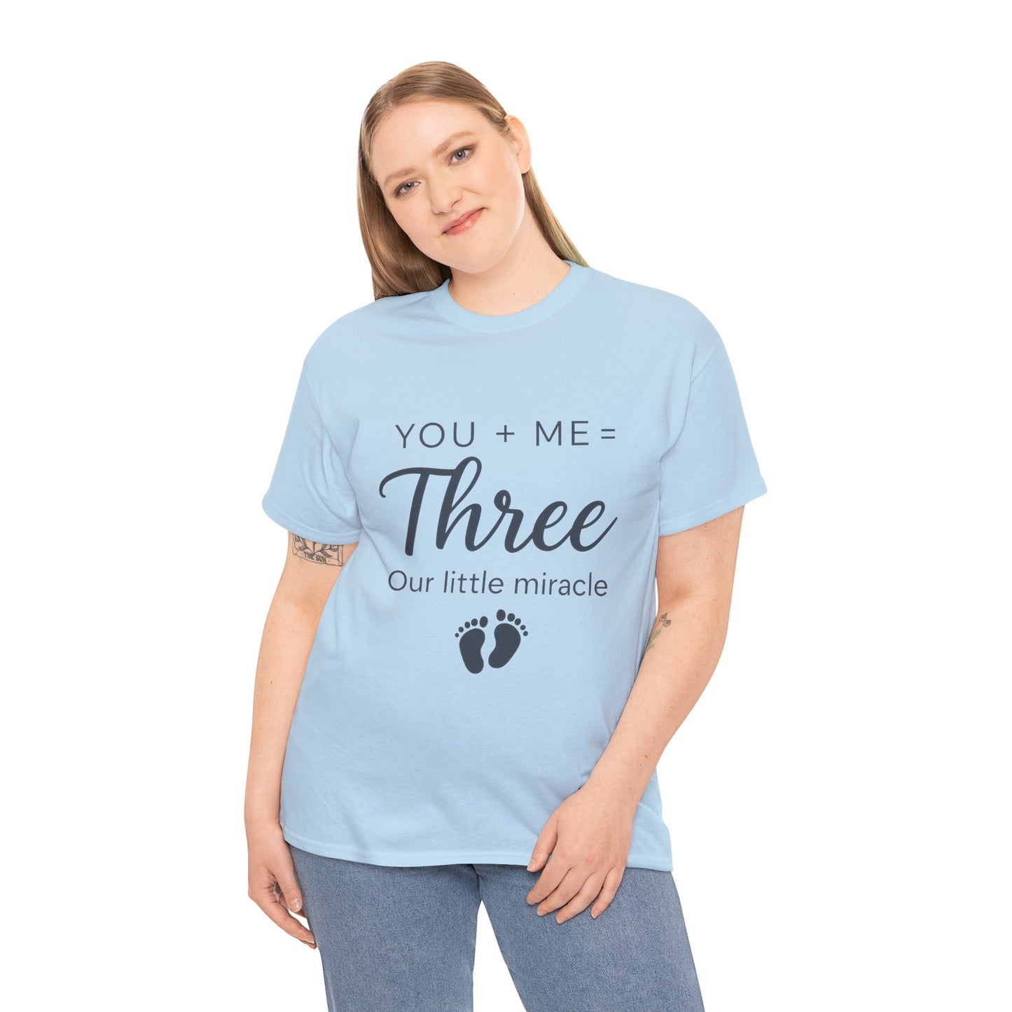 Maternity T-Shirt, Cute Pregnancy Announcement Shirt, Our Little Miracle Expecting Mom Gift, Baby Reveal Tee, Baby Showers Gift