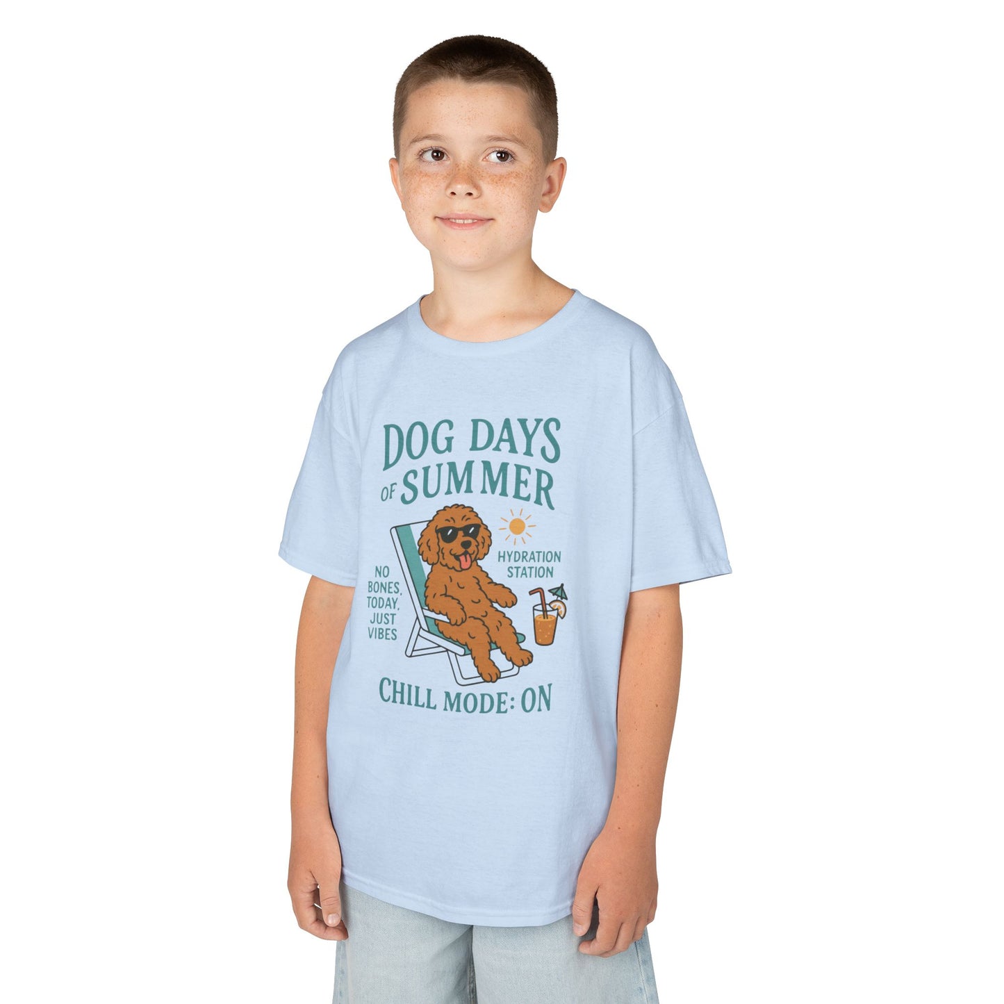Summer Chill Kids Tee | Fun Playful T-Shirt for Boys & Girls, Perfect for Summer Days, Beach Outings, Gifts, Casual Wear