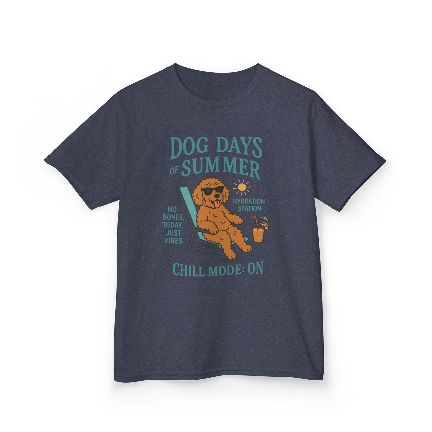 Summer Chill Kids Tee | Fun Playful T-Shirt for Boys & Girls, Perfect for Summer Days, Beach Outings, Gifts, Casual Wear