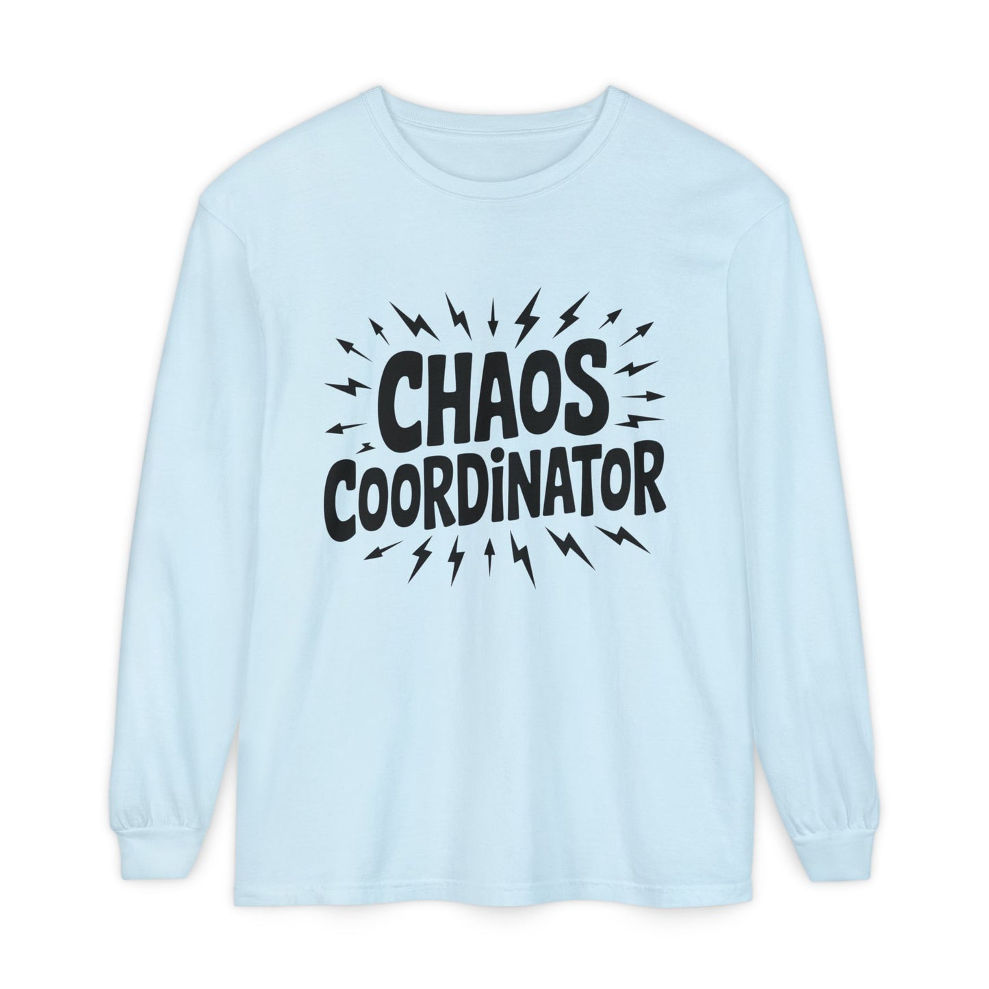 Chaos Coordinator Shirt Unisex Long Sleeve Tee, Funny Mom Life Gift, Mothers Day Shirt, Gifts for Team Leaders, Humor Apparel