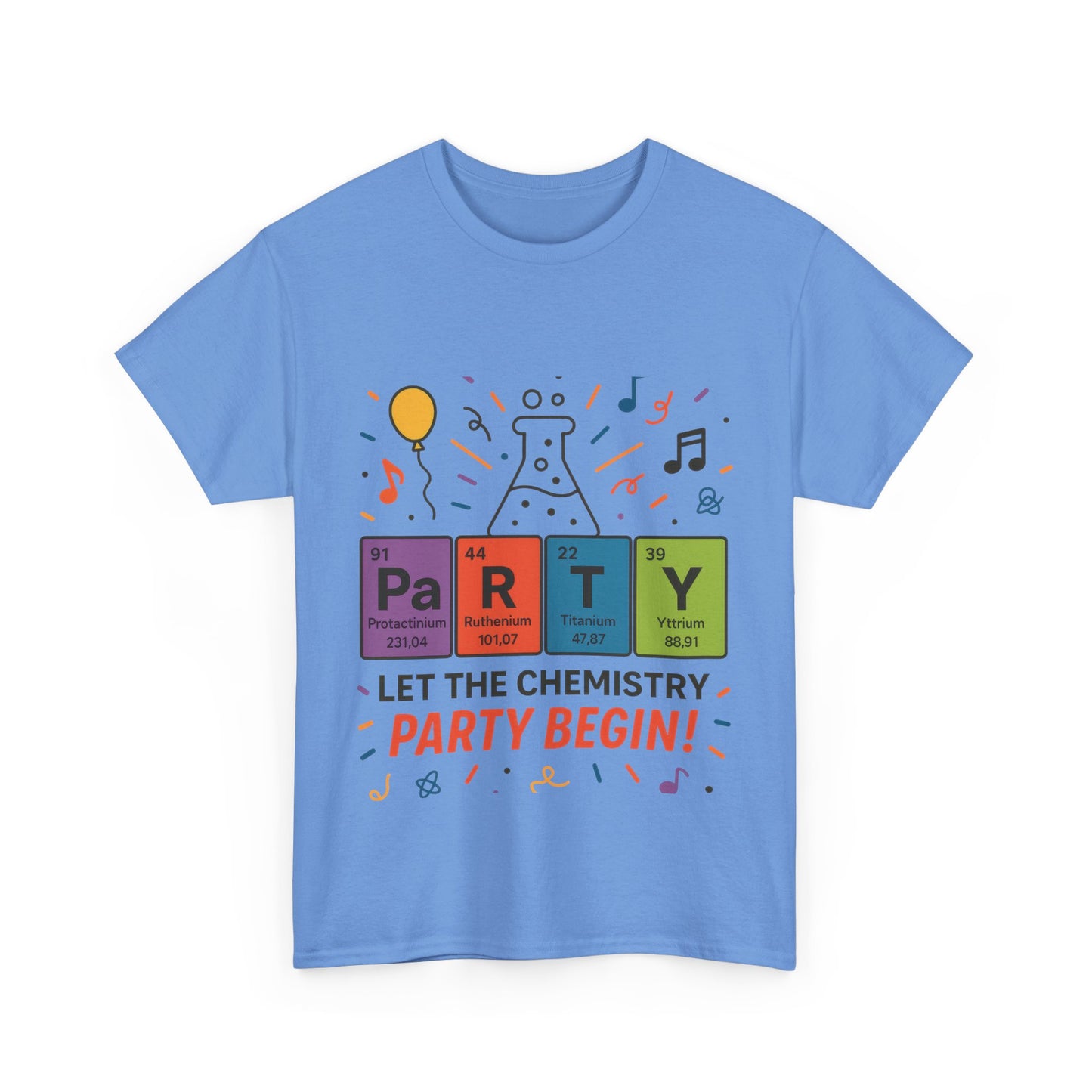 Funny Chemistry Party T-Shirt, Periodic Table PaRTY Tee, Unisex Science Humor Shirt, Gift for Chemistry Teacher,Science Tee, Nerdy Pun Shirt