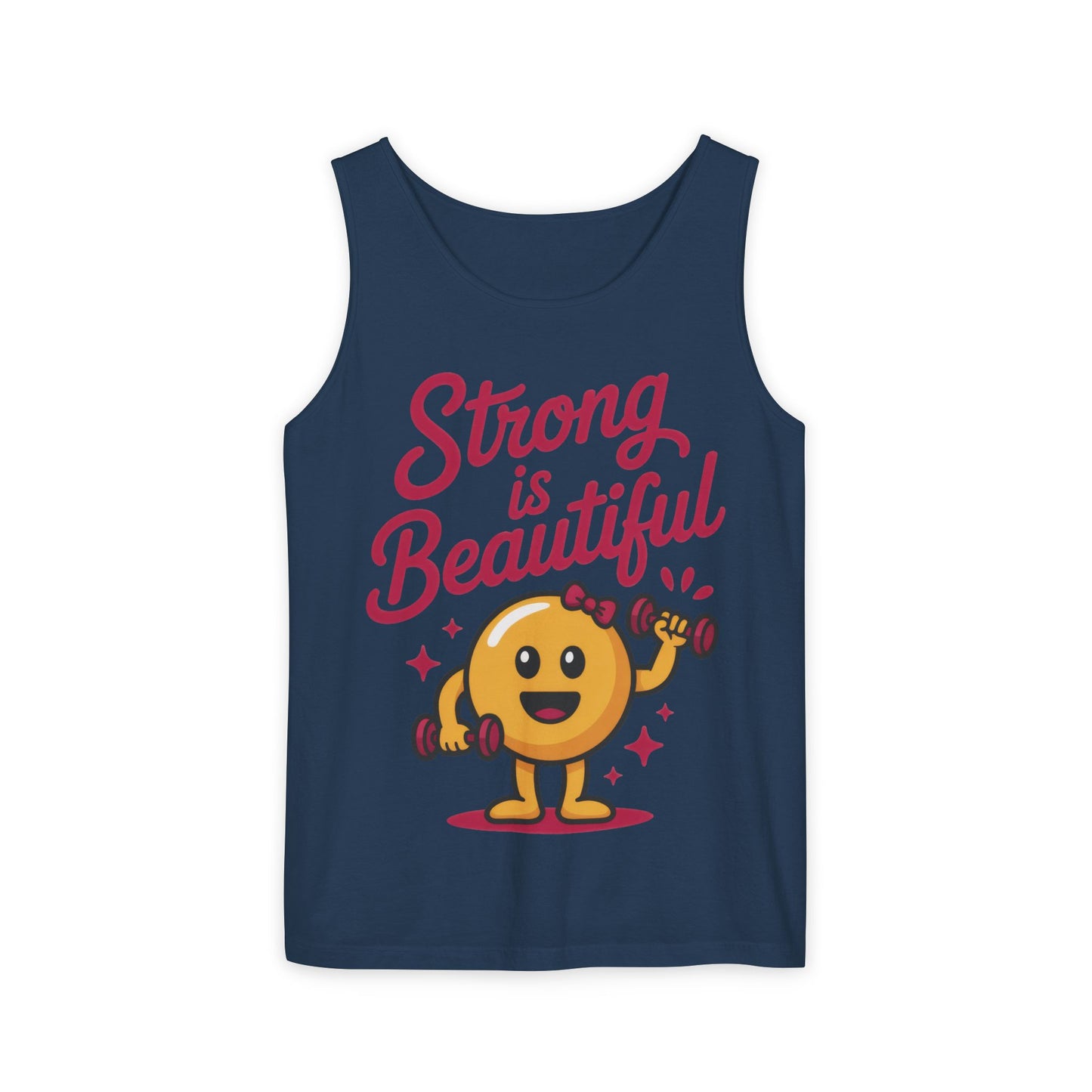 Strong is Beautiful Womens Tank Top, Cute Fitness and Gym Motivation Shirt, Workout Shirt, Exercise Top, Gift for Her, Summer Activewear