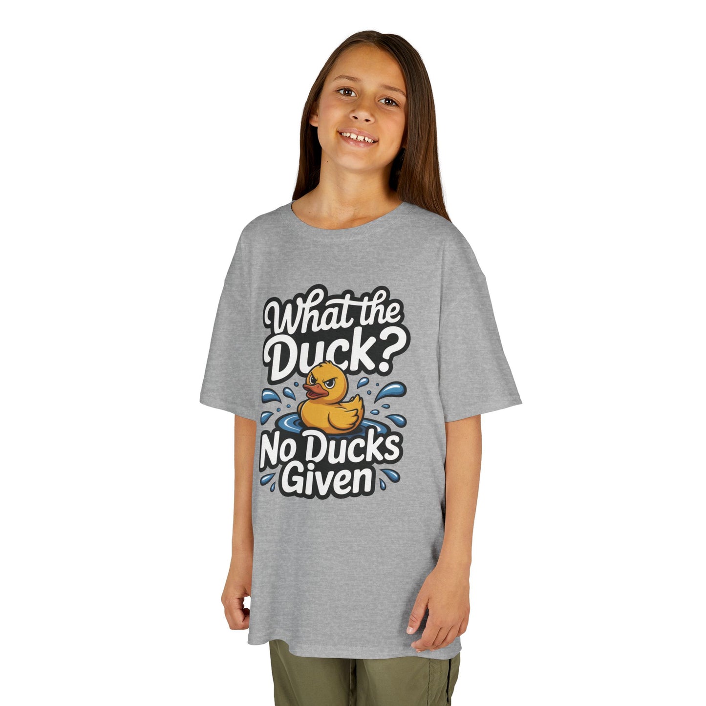 Funny Teen Duck Shirt, Kids Humor Tee, What The Duck Meme Tee, No Ducks Given Youth Tee, Sarcastic Rubber Duck Shirt, Cool Gift For Teens