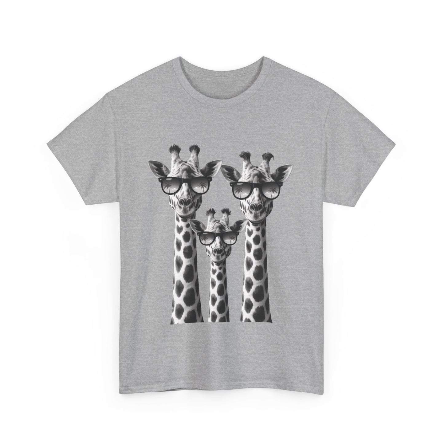 Cool Giraffes Unisex Tee, Fun Gift for Animal Lovers, Nature Enthusiasts, Safari Wildlife Lover Shirt