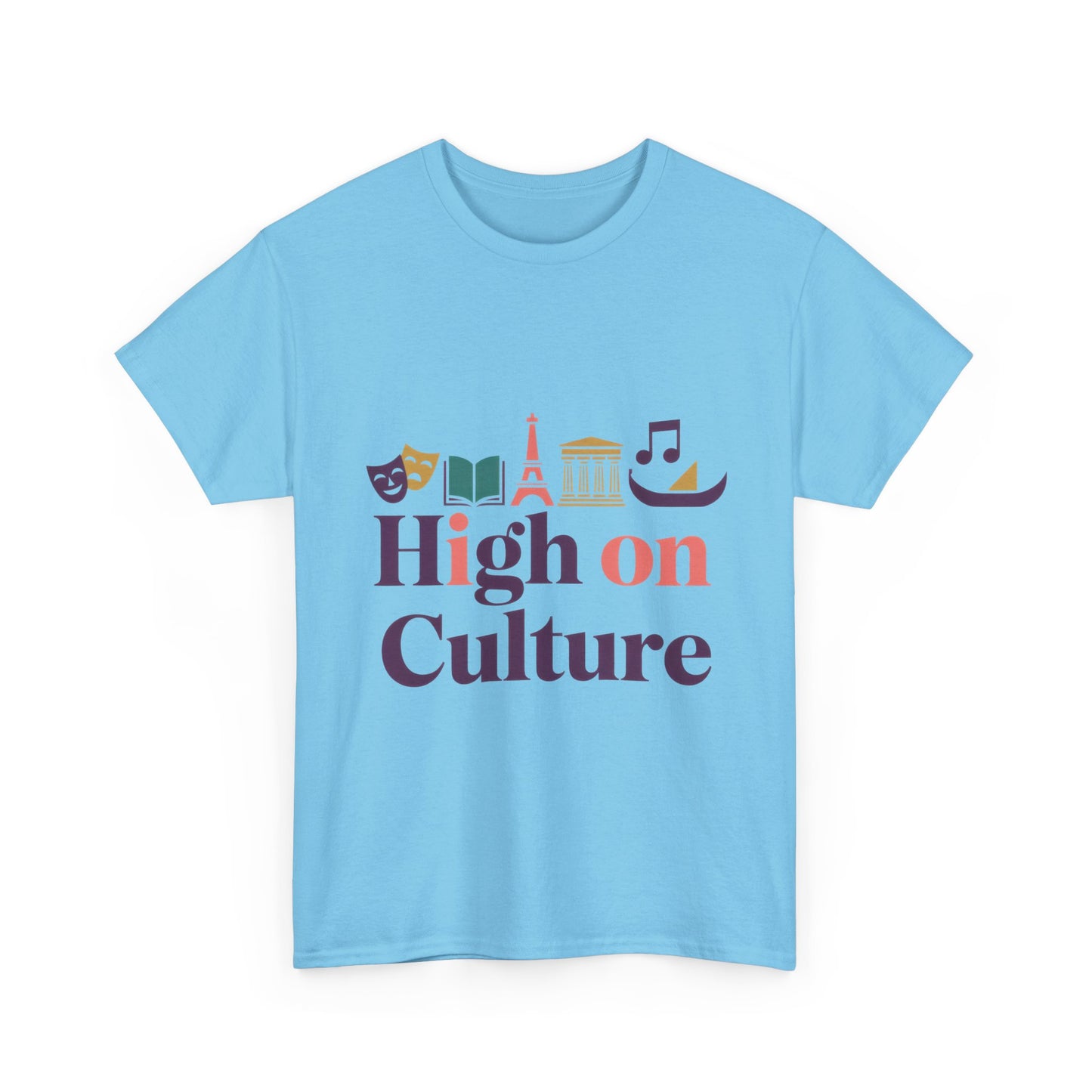 High on Culture Womens T-Shirt, Feminine Artistic Graphic Tee, Art Fashion
