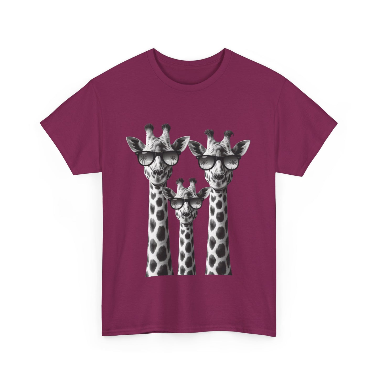 Cool Giraffes Unisex Tee, Fun Gift for Animal Lovers, Nature Enthusiasts, Safari Wildlife Lover Shirt