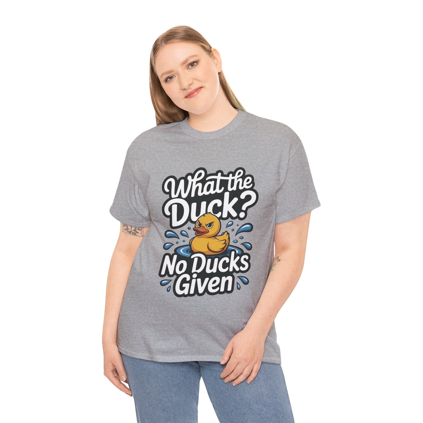 What The Duck Funny Womens Shirt, No Ducks Given T-Shirt, Cute Sarcastic Duck Tee, Sassy Rubber Duck Graphic Shirt, Humor Gift For Her