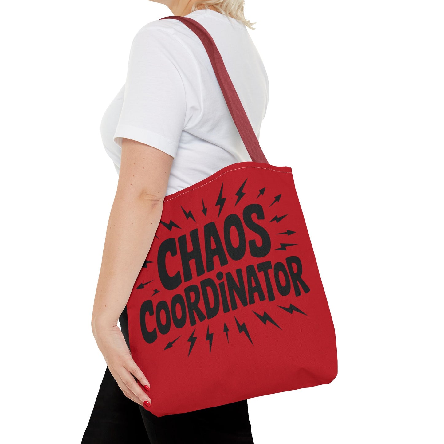 Chaos Coordinator Tote Bag, Fun Carryall for Busy Moms, Students, or Event Planners, Perfect Gift, Beach Weekender Bag, Large Tote Bag