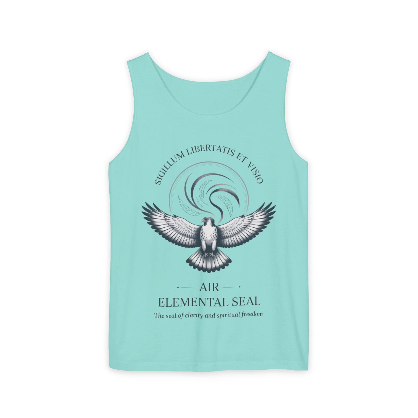 Air Elemental Seal Tank Top, Clarity & Spiritual Freedom Symbol Tee, Unisex Elemental Shirt, Vision Totem Gift, Spiritual Gift