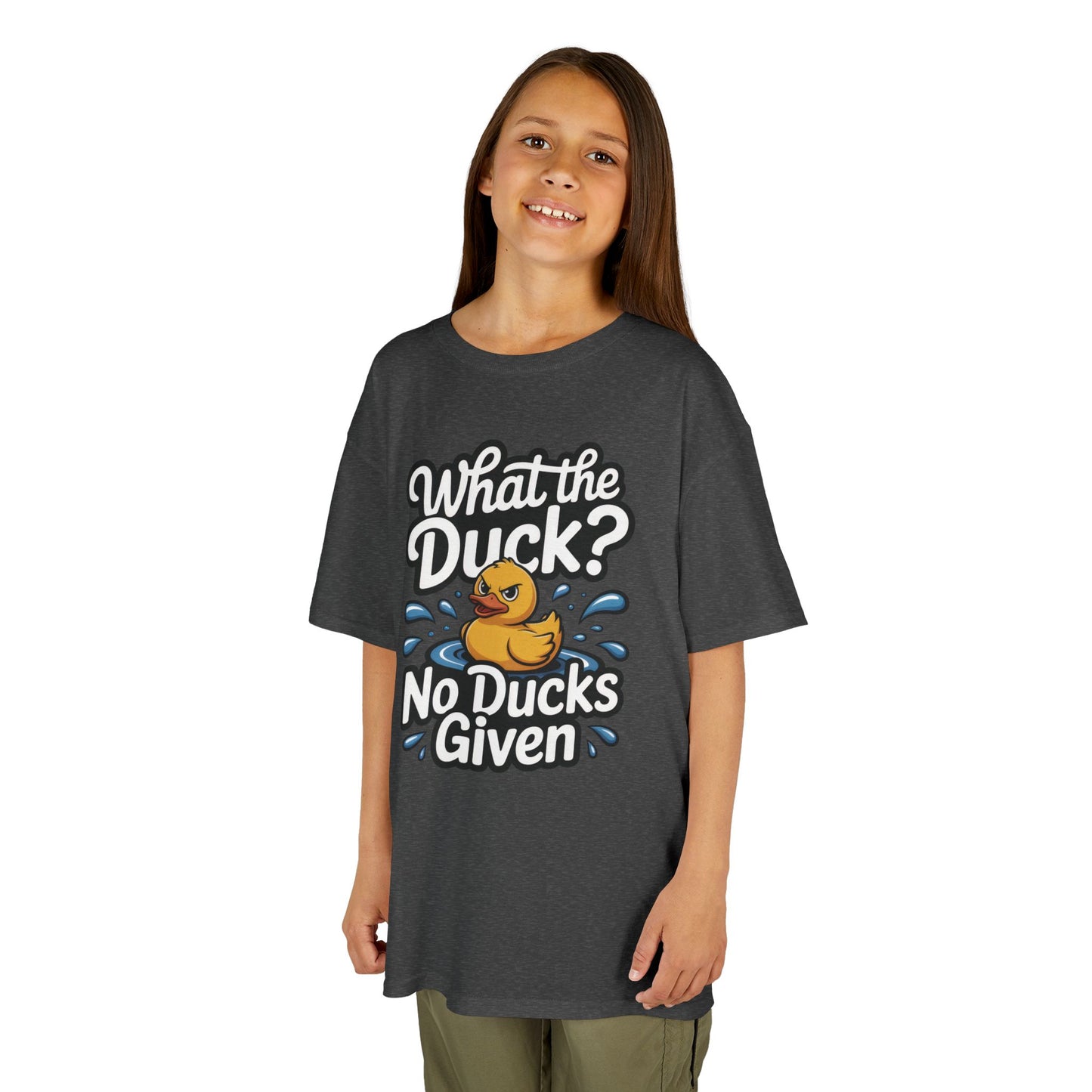 Funny Teen Duck Shirt, Kids Humor Tee, What The Duck Meme Tee, No Ducks Given Youth Tee, Sarcastic Rubber Duck Shirt, Cool Gift For Teens