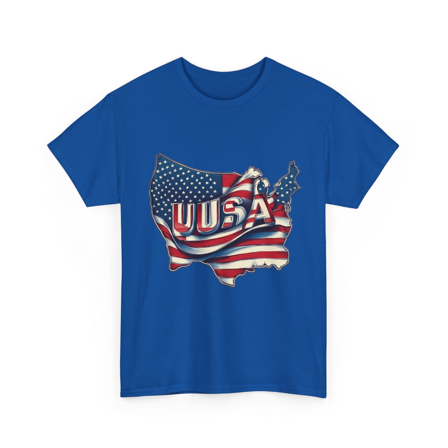 Patriotic Unisex Tee - USA Flag Design, Perfect for Independence Day, 4th of July, Gifts, Casual Wear, Festival