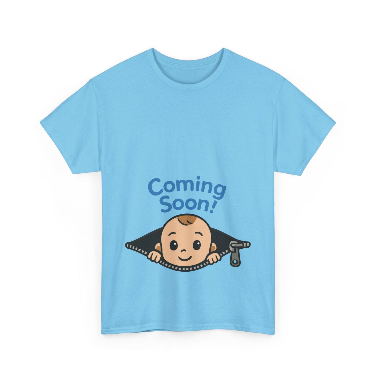 Coming Soon Maternity Tee, Cute Baby Boy Pregnancy Announcement Tee, Funny Expecting Mom Gift, Gender Reveal Tee, Baby Shower Top