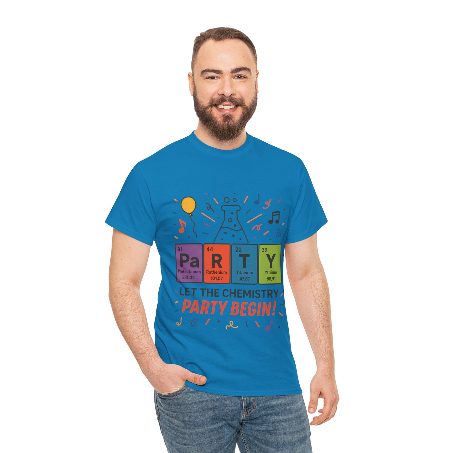 Funny Chemistry Party T-Shirt, Periodic Table PaRTY Tee, Unisex Science Humor Shirt, Gift for Chemistry Teacher,Science Tee, Nerdy Pun Shirt