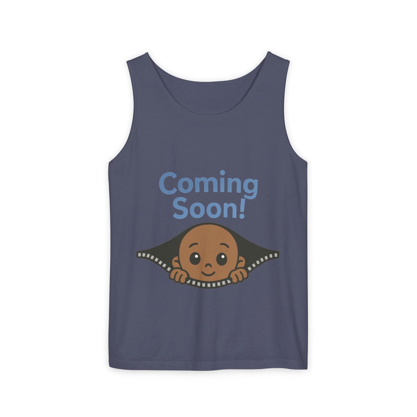 Coming Soon Maternity Tank Top, Cute Baby Boy Pregnancy Announcement Tee, Funny Expecting Mom Gift, Gender Reveal Tee, Baby Shower Top
