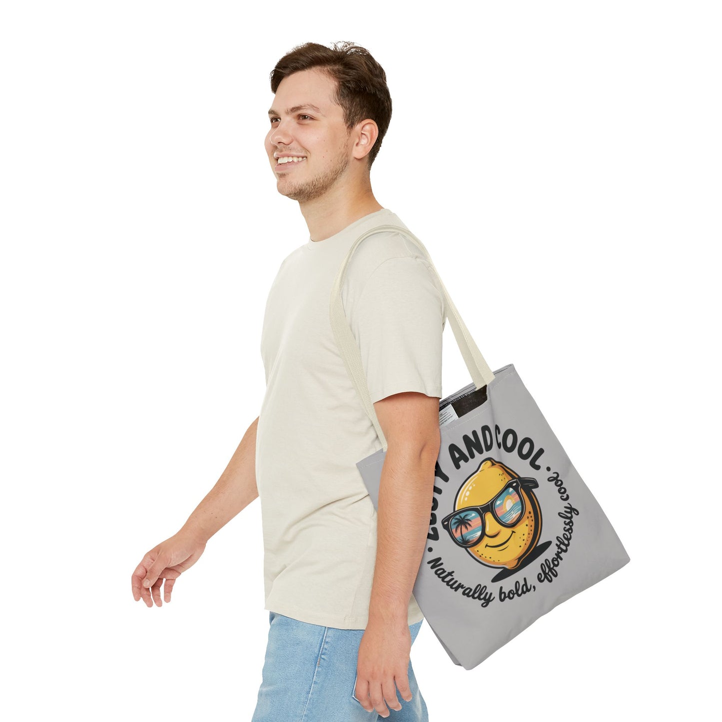Zesty Lemon Tote Bag - Fun & Bold Carry-All for Everyday Use, Summer, Beach Days, Gifts, Eco-Friendly Shopping, Large Tote Bag