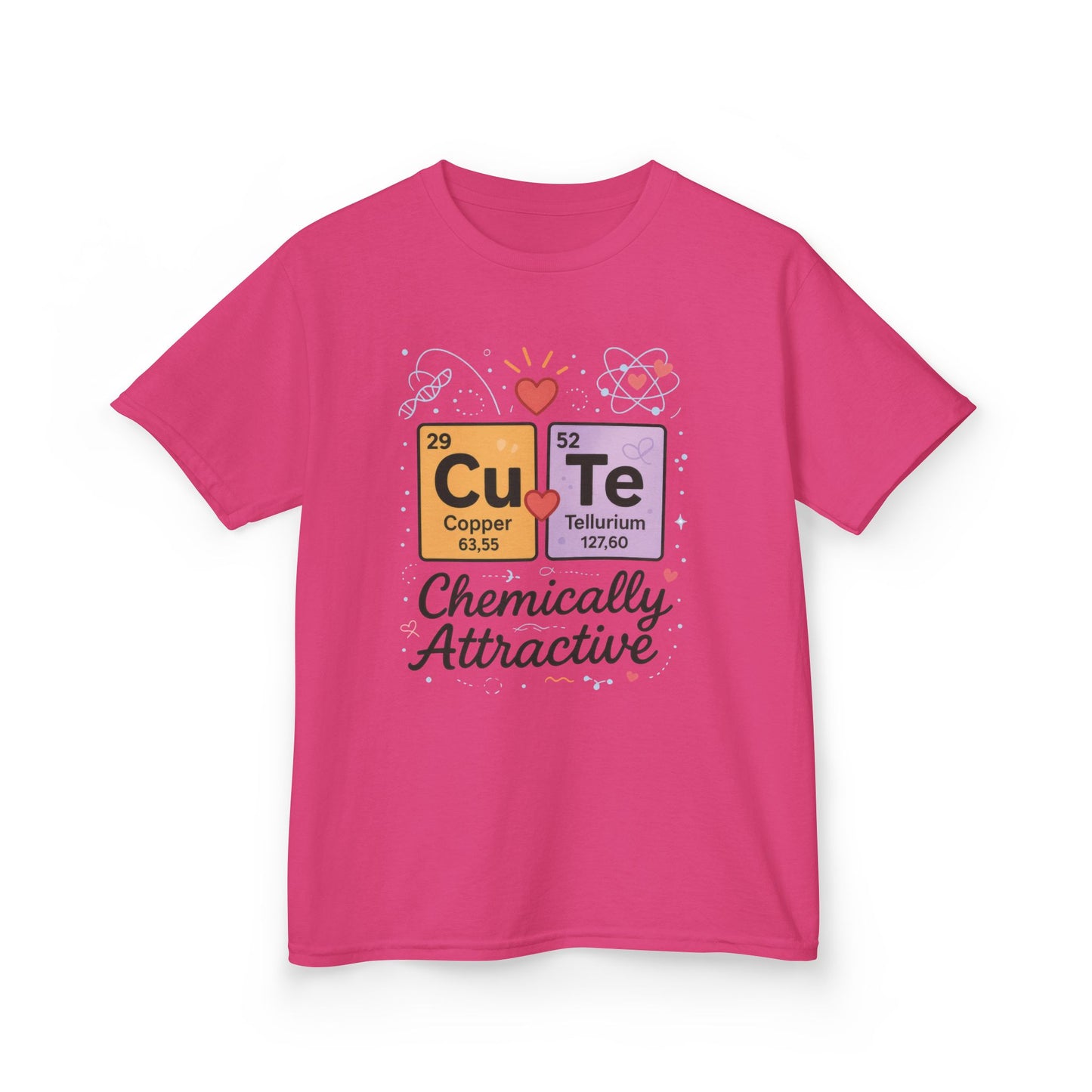 Cute Science Kids TeeT-Shirt, Periodic Table Tee, Funny Nerdy Gift for Young Girl, Cute Chemistry Young Girl T-Shirt, Classroom Wear