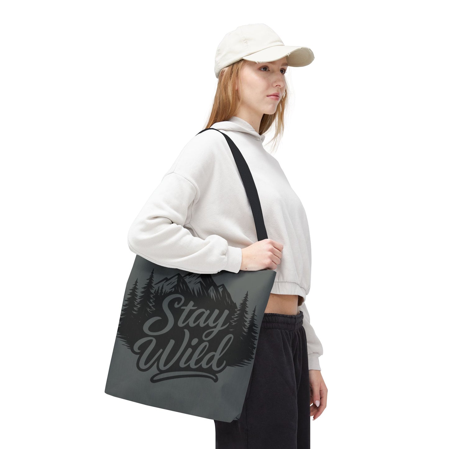 Stay Wild Tote Bag | Eco-friendly Shopping Bag, Adventure Tote, Outdoor Enthusiast Gift, Stylish Carryall, Perfect for Summer Adventures