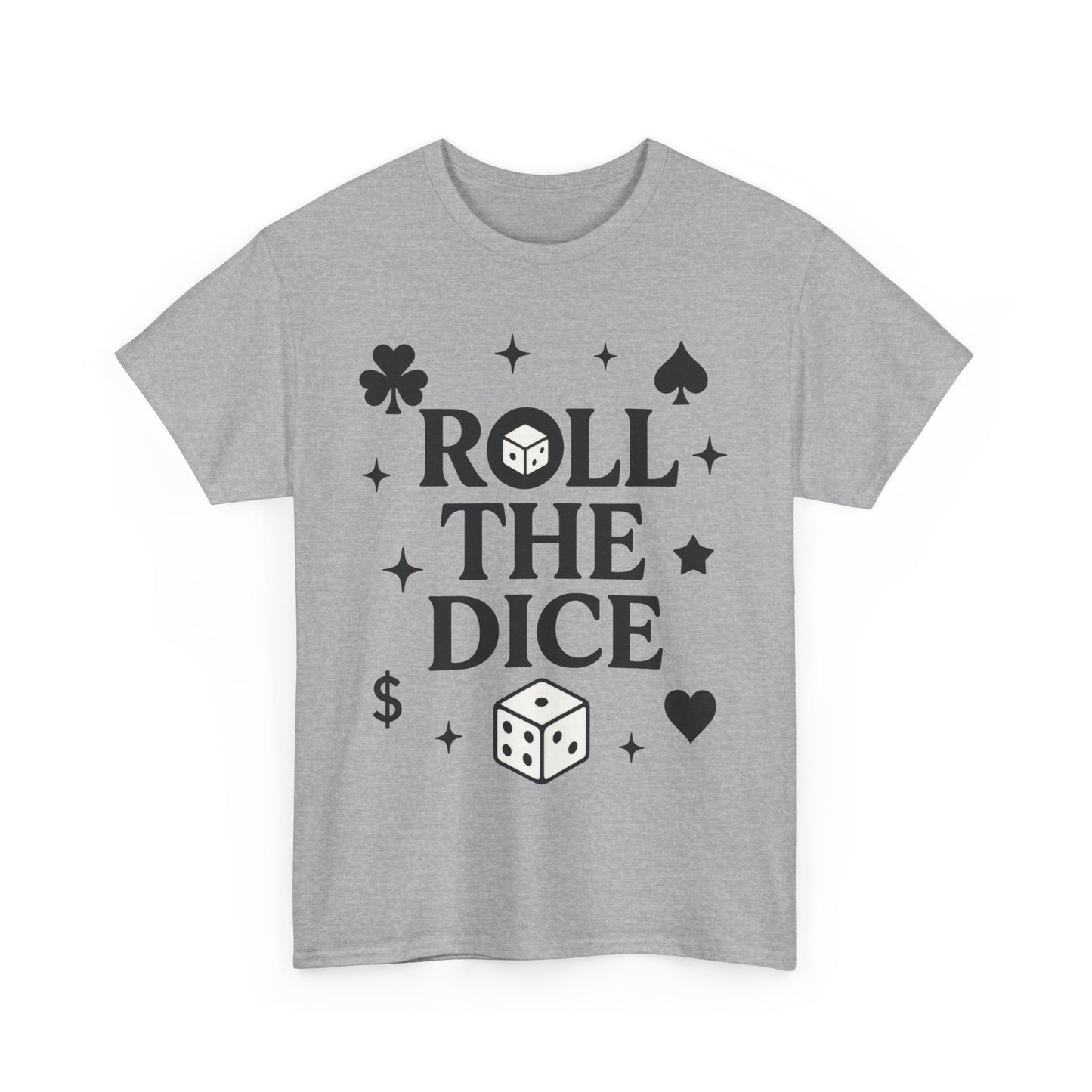 Fun Dice & Card Games Unisex Tee, Perfect for Game Nights, Gifts for Gamers, Poker Events, Gambling Shirt, Casino Wear, Poker T-Shirt