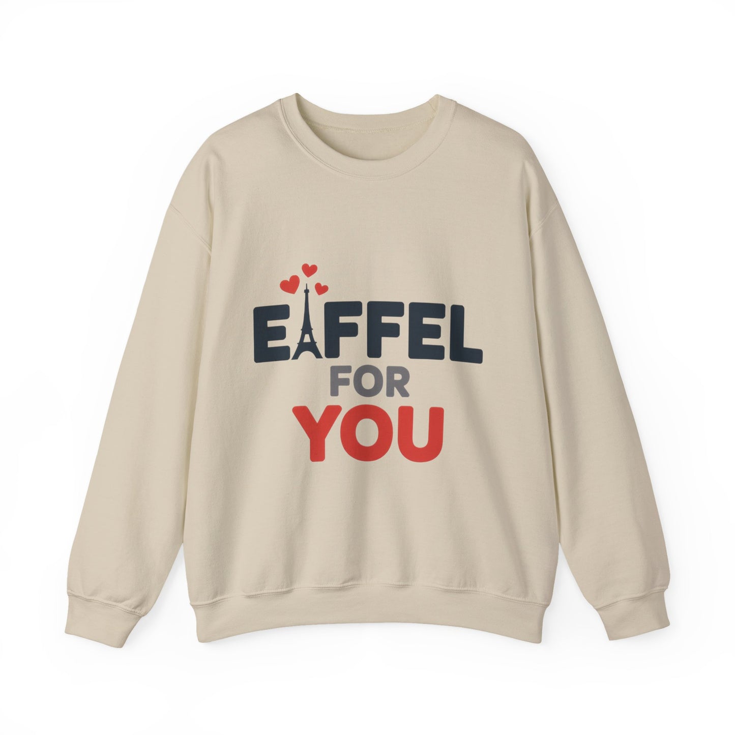 Womens Heavy Blend™ Crewneck Sweatshirt, Eiffel For You Romantic Paris Womens Sweatshirt