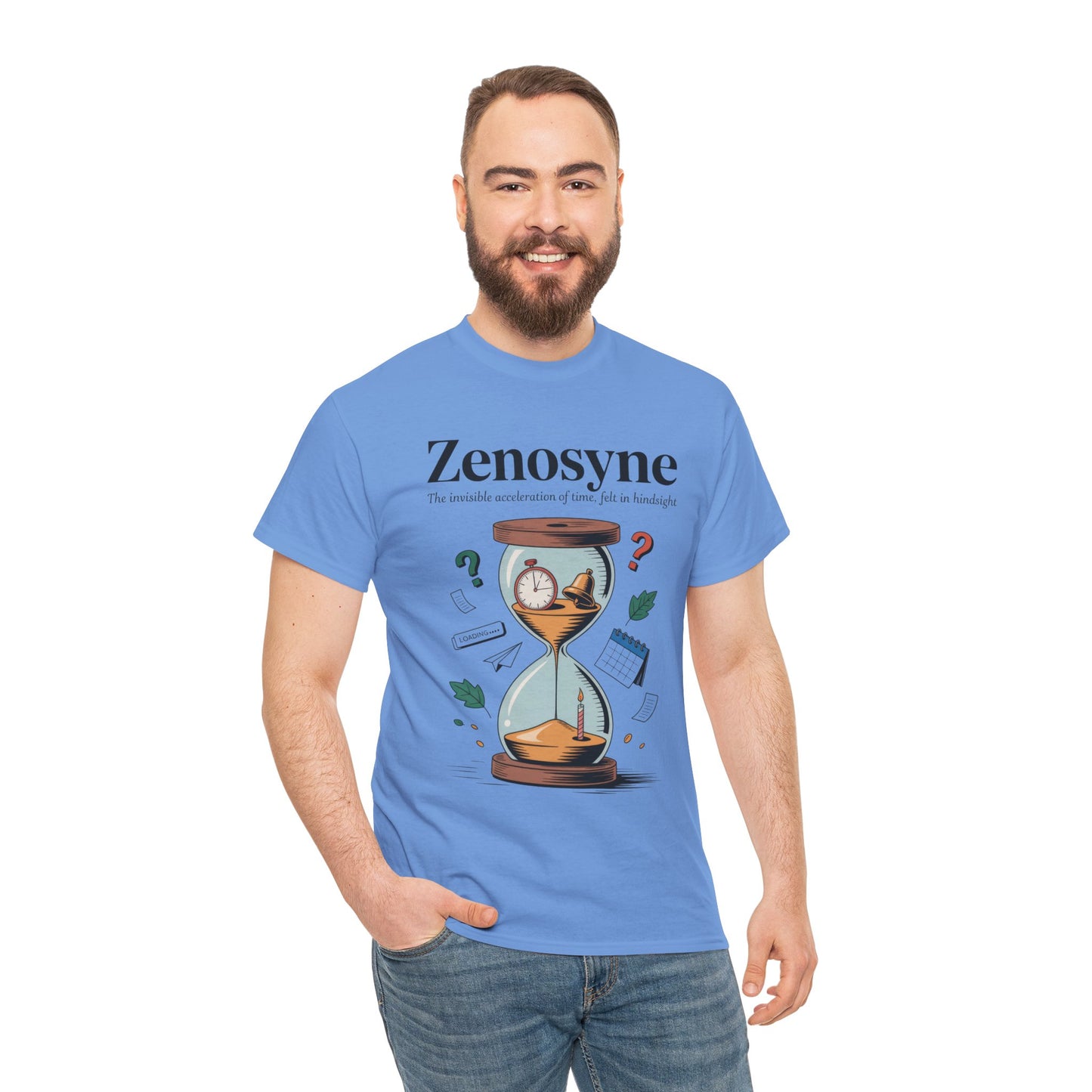Zenosyne Unisex Heavy Cotton Tee, Aesthetic Word Tee, existential tee, Emotional Word Tee, Moody Graphic Tee, Philosophical Tee