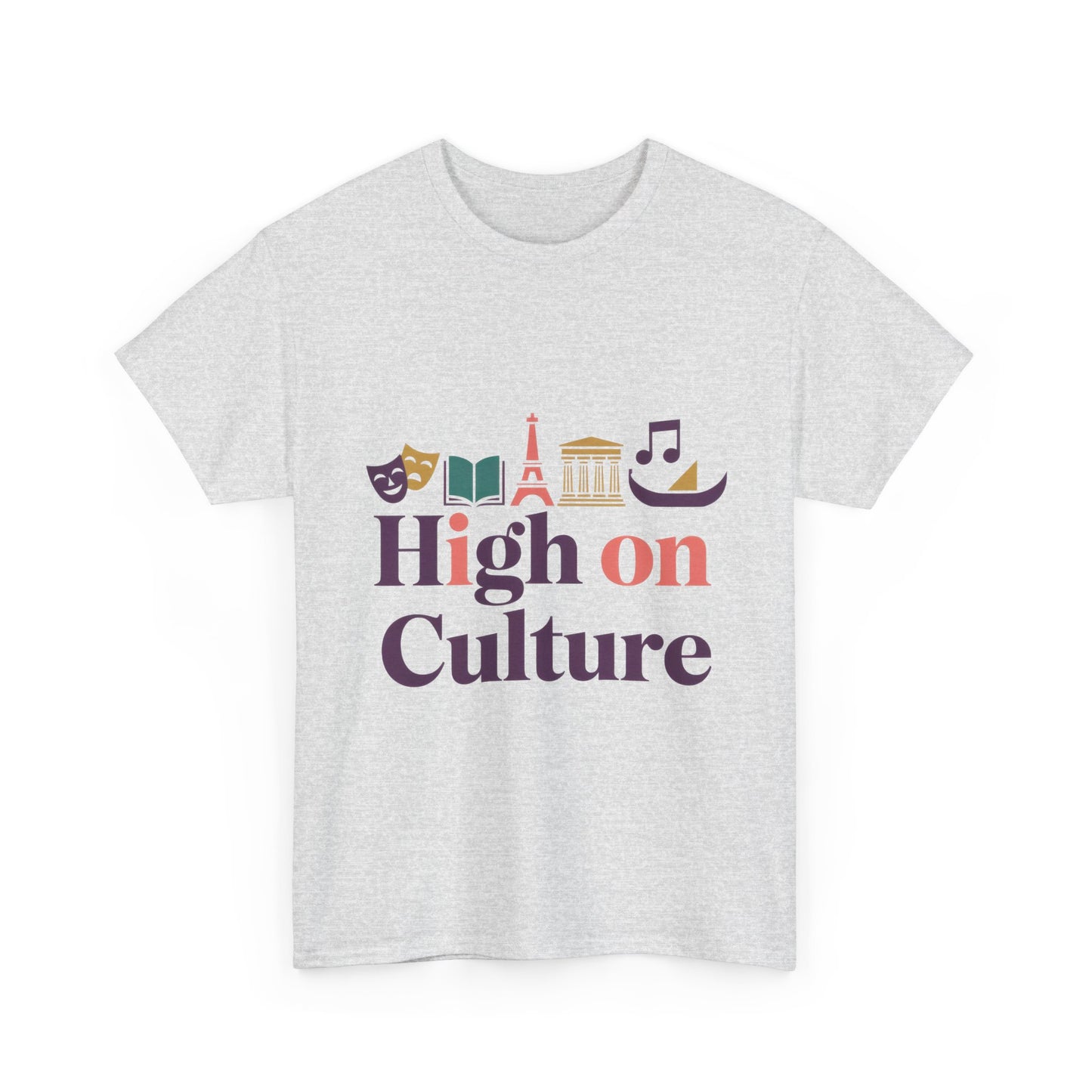 High on Culture Womens T-Shirt, Feminine Artistic Graphic Tee, Art Fashion