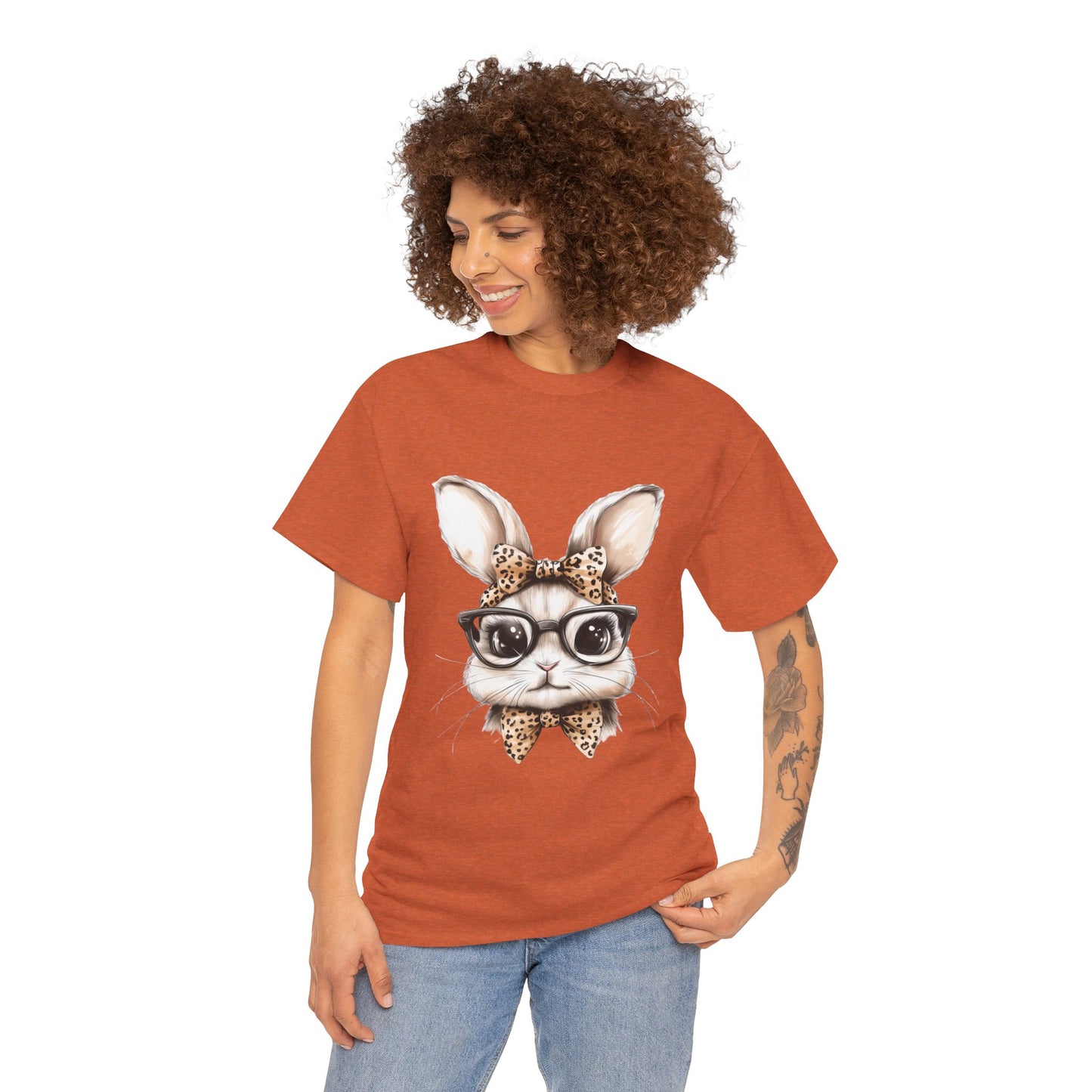 Cool Bunny Sunglasses Tee, Cute Rabbit Shirt, Animal Lover Gift, Spring Fashion, Unisex Graphic T-Shirt