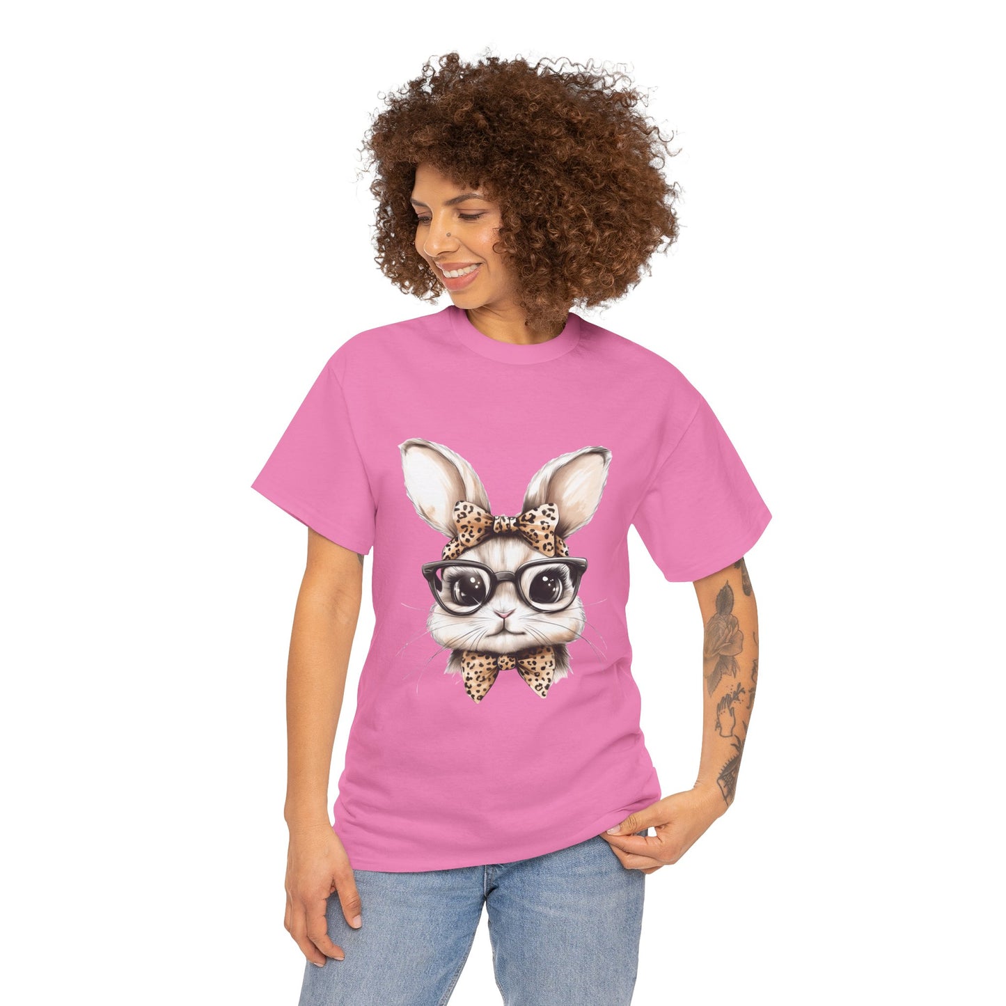 Cool Bunny Sunglasses Tee, Cute Rabbit Shirt, Animal Lover Gift, Spring Fashion, Unisex Graphic T-Shirt