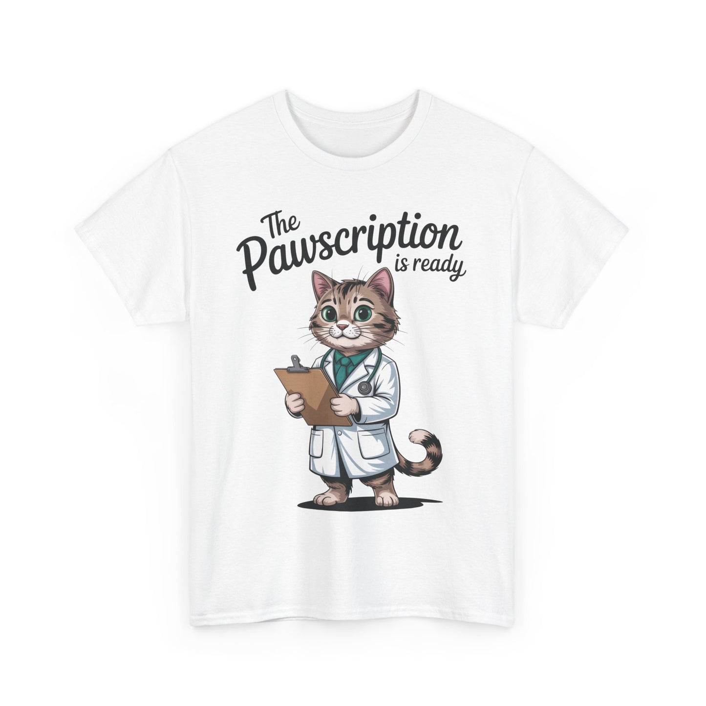 Funny Doctor Cat Tee, Unisex Tee, Veterinary Gift, Medical Student and Medical Workers Gift, Animal Doctor Graphic Tee, Cat Lover Apparel