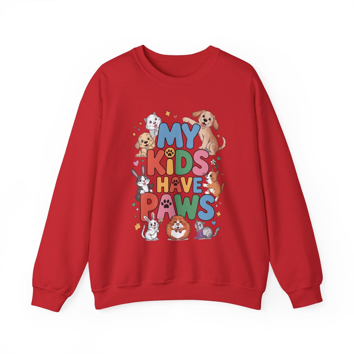 My Kids Have Paws Sweatshirt, Pet Lover Gift, Cute Animal Shirt, Cute Pet Mom Tee, Animal Parent T-Shirt, Gift for Animal Lovers