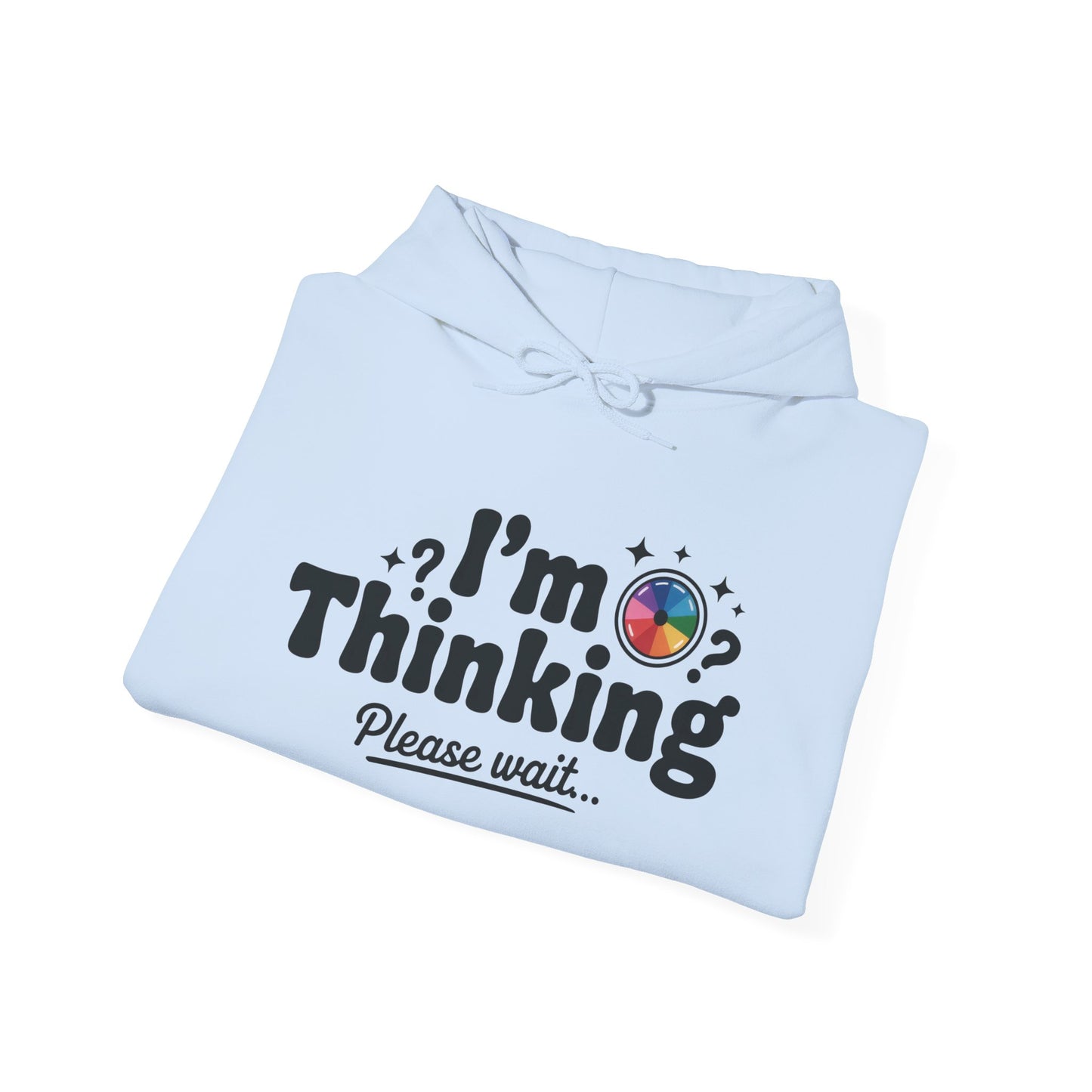 Playful Thinking Womens Hooded Sweatshirt, Womens Hoodie, Brainstorming Buddy, Thoughtful Gift, Cute Geeky Gift for Introverts, Programmers