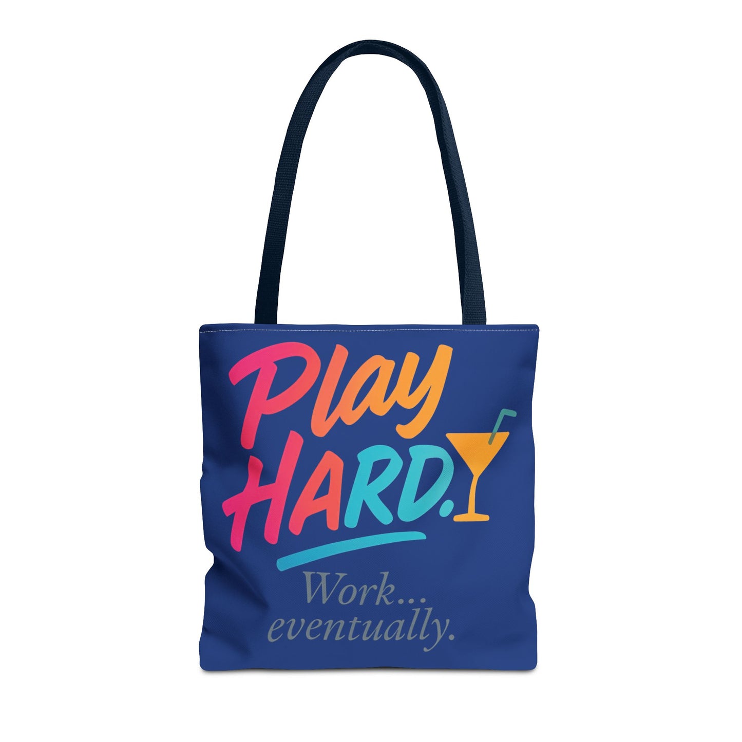 Play Hard Tote Bag - Fun, Stylish, Tote for Work & Play, Summer, Gift, Beach Bag, Everyday Carry, Beach Weekender Bag, large canvas bag