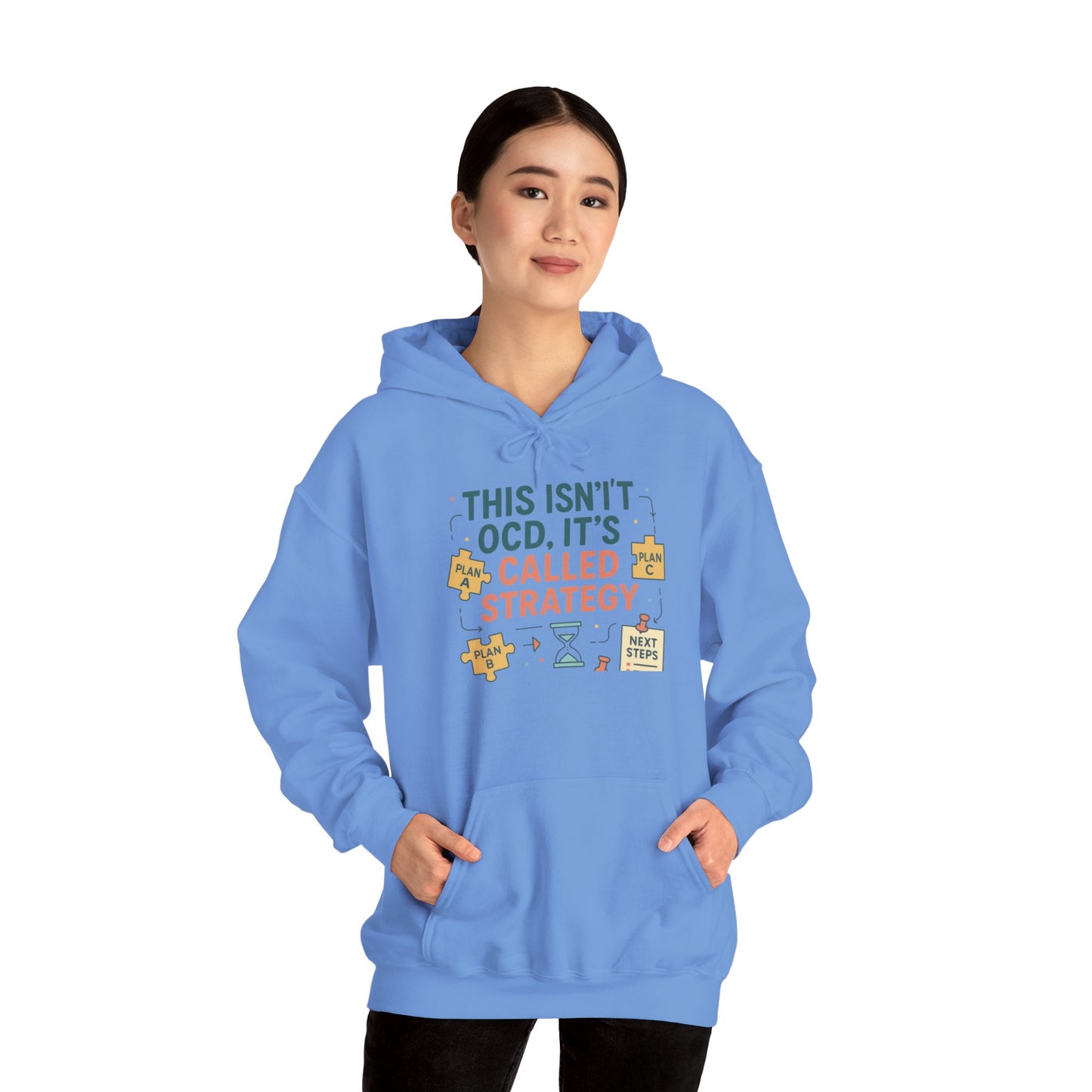 Strategic Humor Hoodie, Unisex Sweatshirt, Gift for Strategists, Funny Hoodie, Planner Gift, Cozy Stylish Sweatshirt, Relaxed Fit Hoody