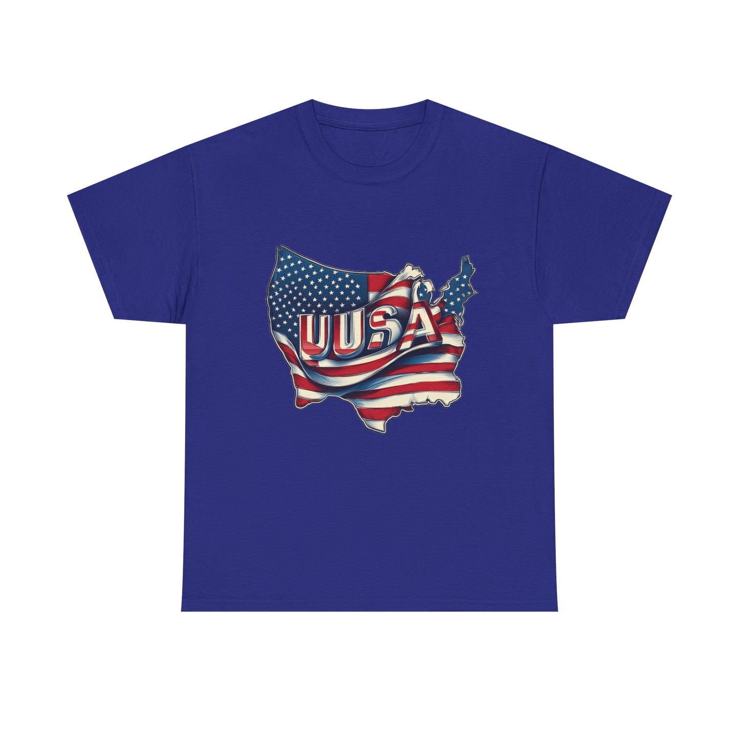 Patriotic Unisex Tee - USA Flag Design, Perfect for Independence Day, 4th of July, Gifts, Casual Wear, Festival