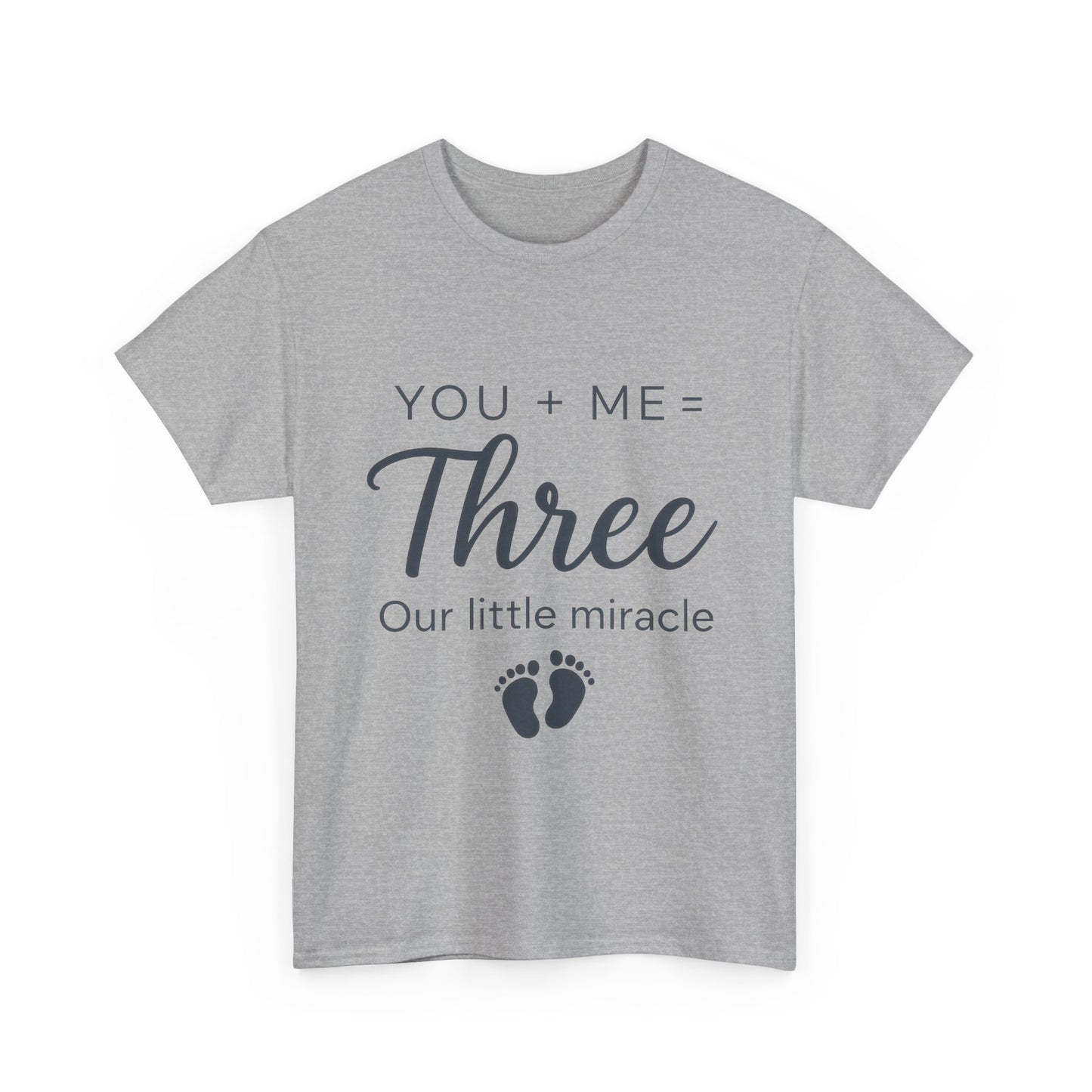 Maternity T-Shirt, Cute Pregnancy Announcement Shirt, Our Little Miracle Expecting Mom Gift, Baby Reveal Tee, Baby Showers Gift