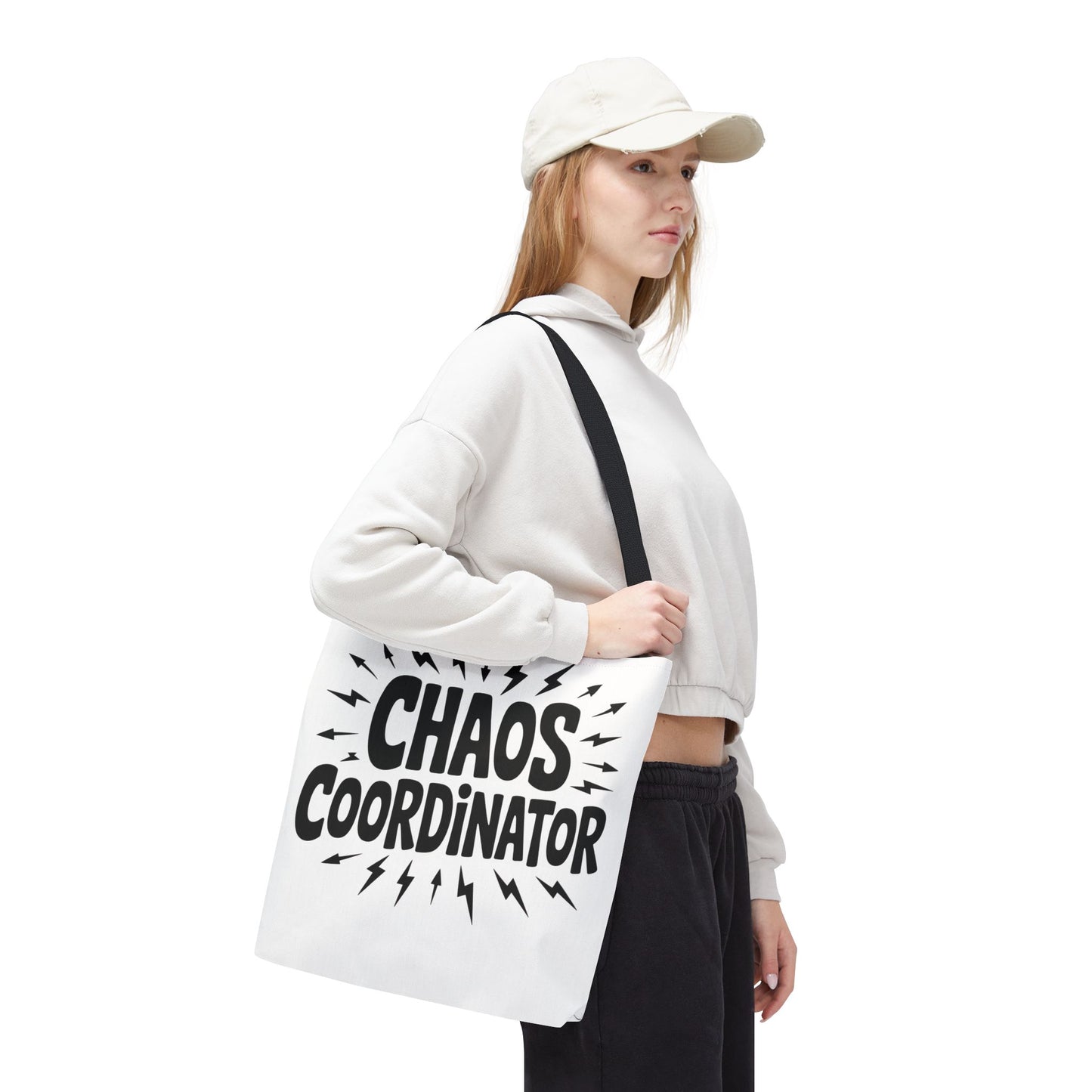 Chaos Coordinator Tote Bag, Fun Carryall for Busy Moms, Students, or Event Planners, Perfect Gift, Beach Weekender Bag, Large Tote Bag