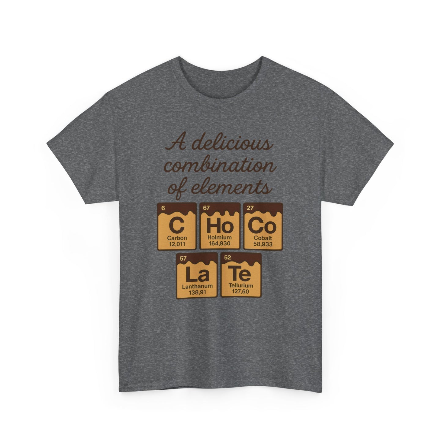Funny Womens Chocolate T-Shirt, Element Shirt, Sweet Science Gift for Her, Science Humor Shirt, Geeky Gift, Chemistry Inspired Tee
