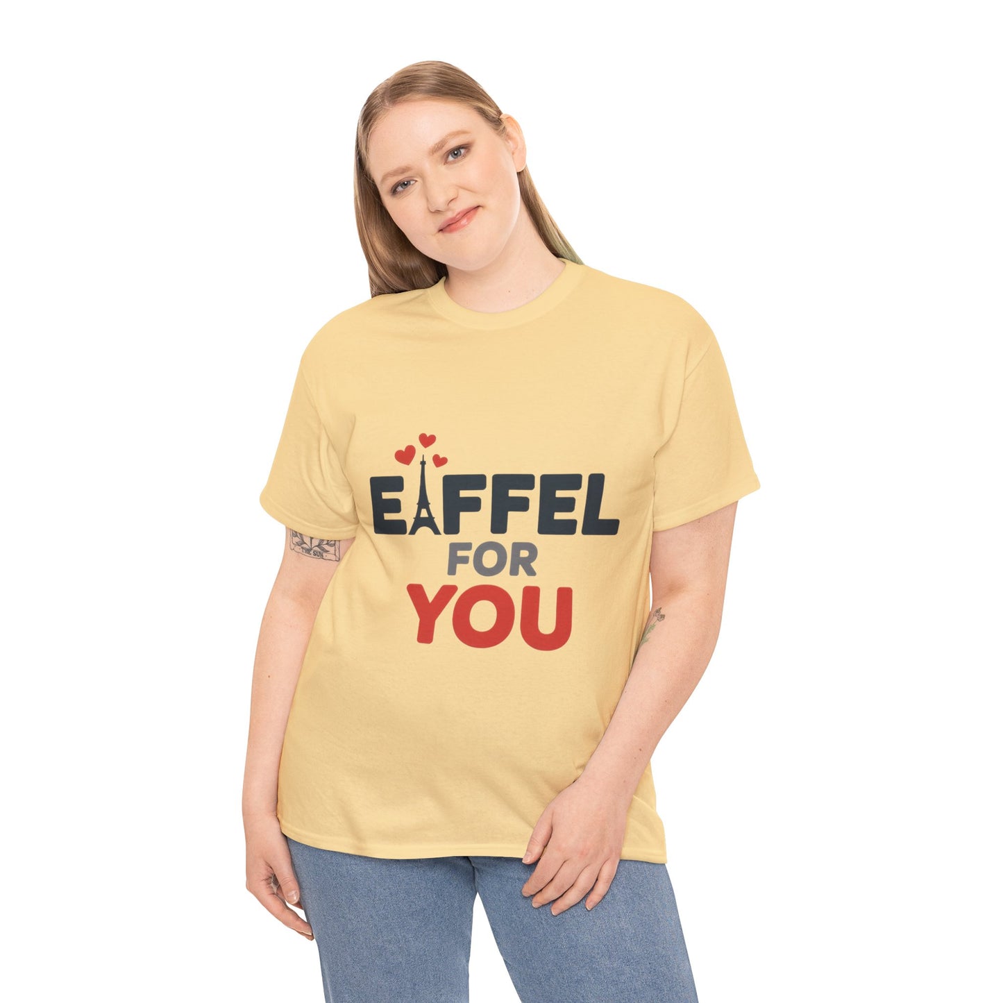 Eiffel For You Romantic Paris Graphic Womens T-Shirt, Eiffel Shirt