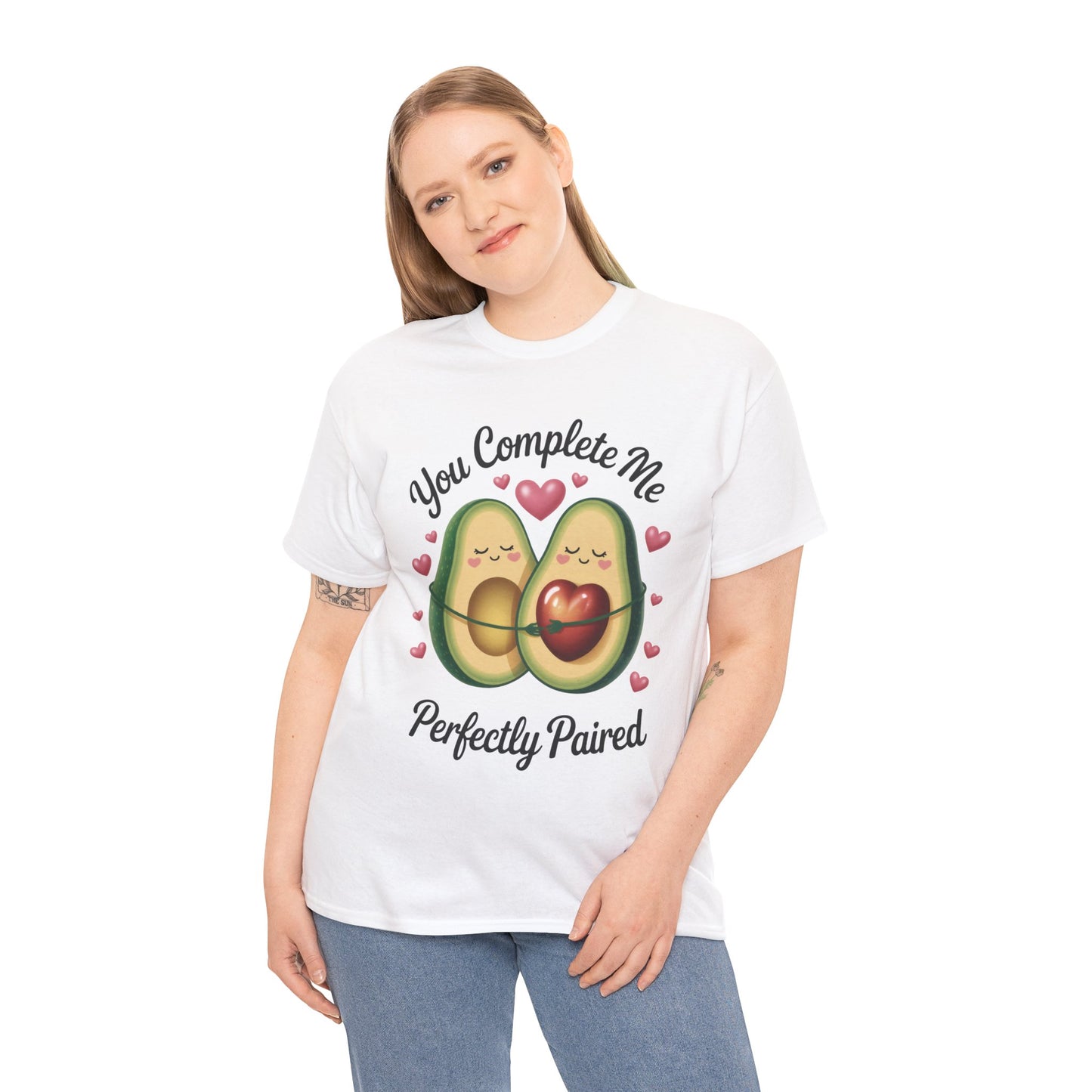 Cute Avocado Love Womens Tee, Perfect for Couples, Valentine's Day Gift, Relationship Shirt, Avocado Lover Apparel