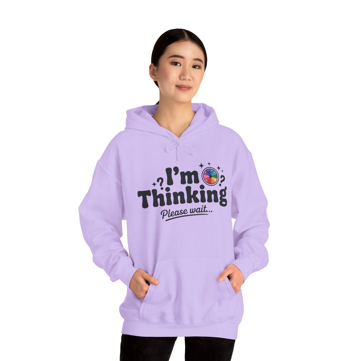 Playful Thinking Womens Hooded Sweatshirt, Womens Hoodie, Brainstorming Buddy, Thoughtful Gift, Cute Geeky Gift for Introverts, Programmers