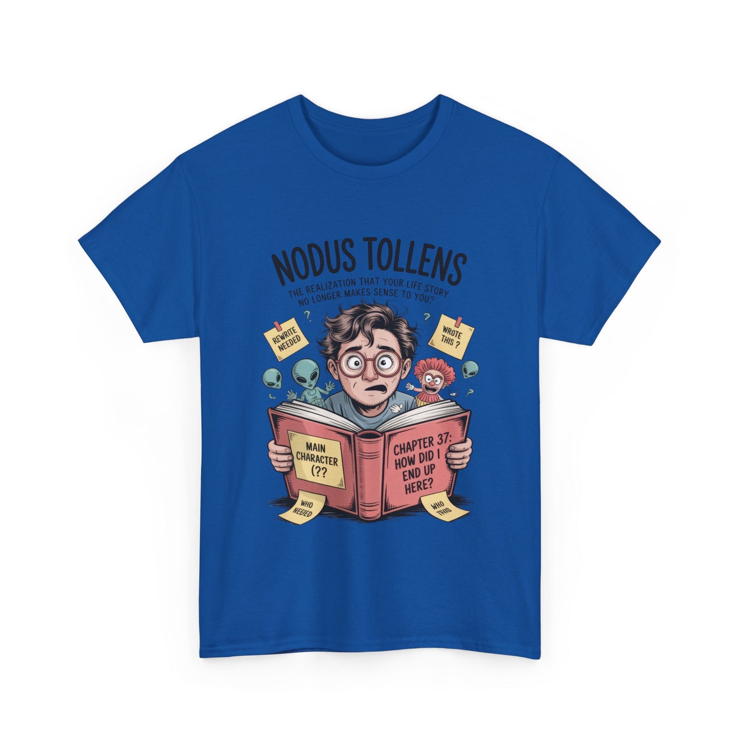 Nodus Tollens Men's T-Shirt, Men's Heavy Cotton Shirt, Latin Words, Moods & Modes, Self-Awareness, Quirky Humor Shirt