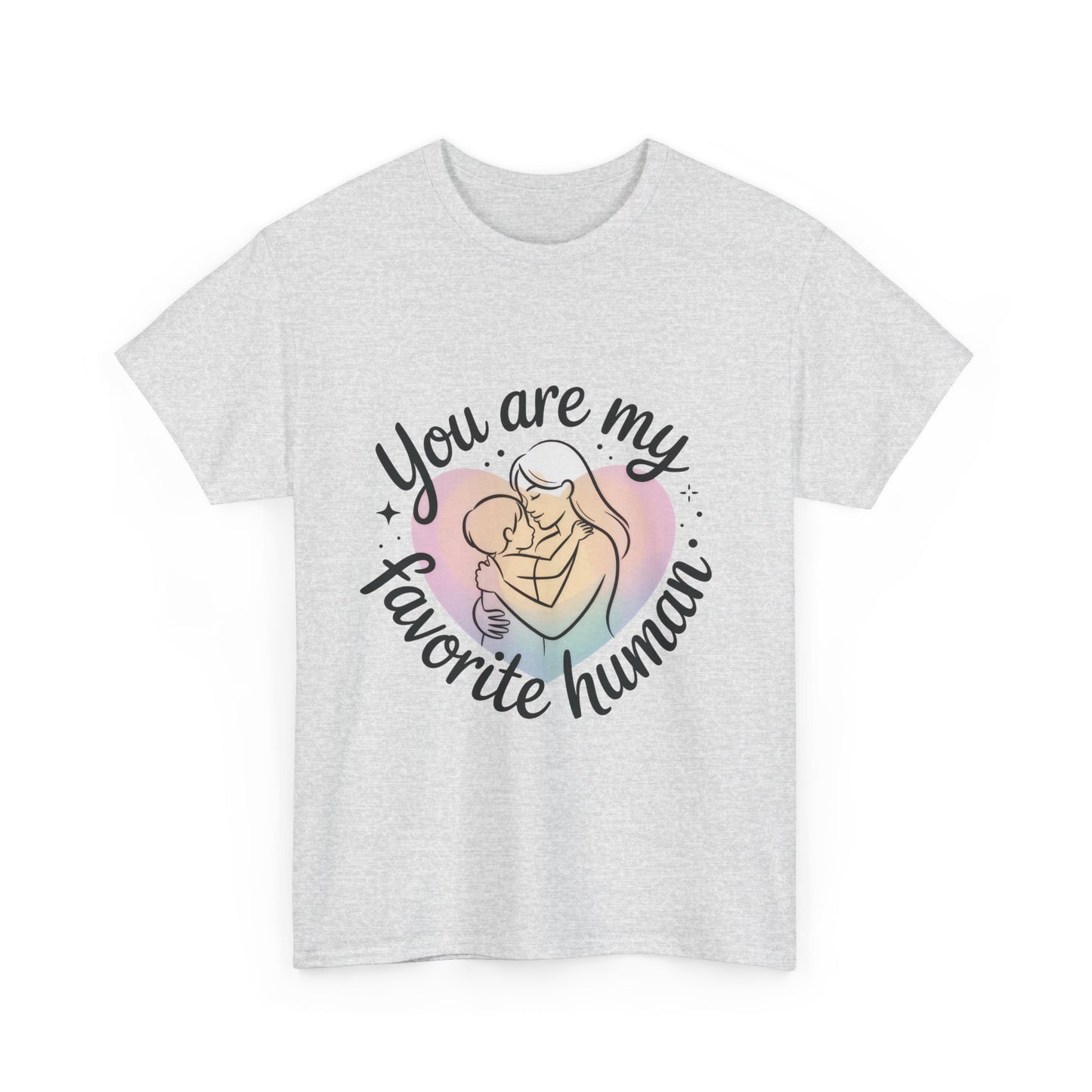 You Are My Favorite Human T-Shirt, Cute Mother and Child Shirt, Gift for Mom or Baby Shower, Mother's Day Gift