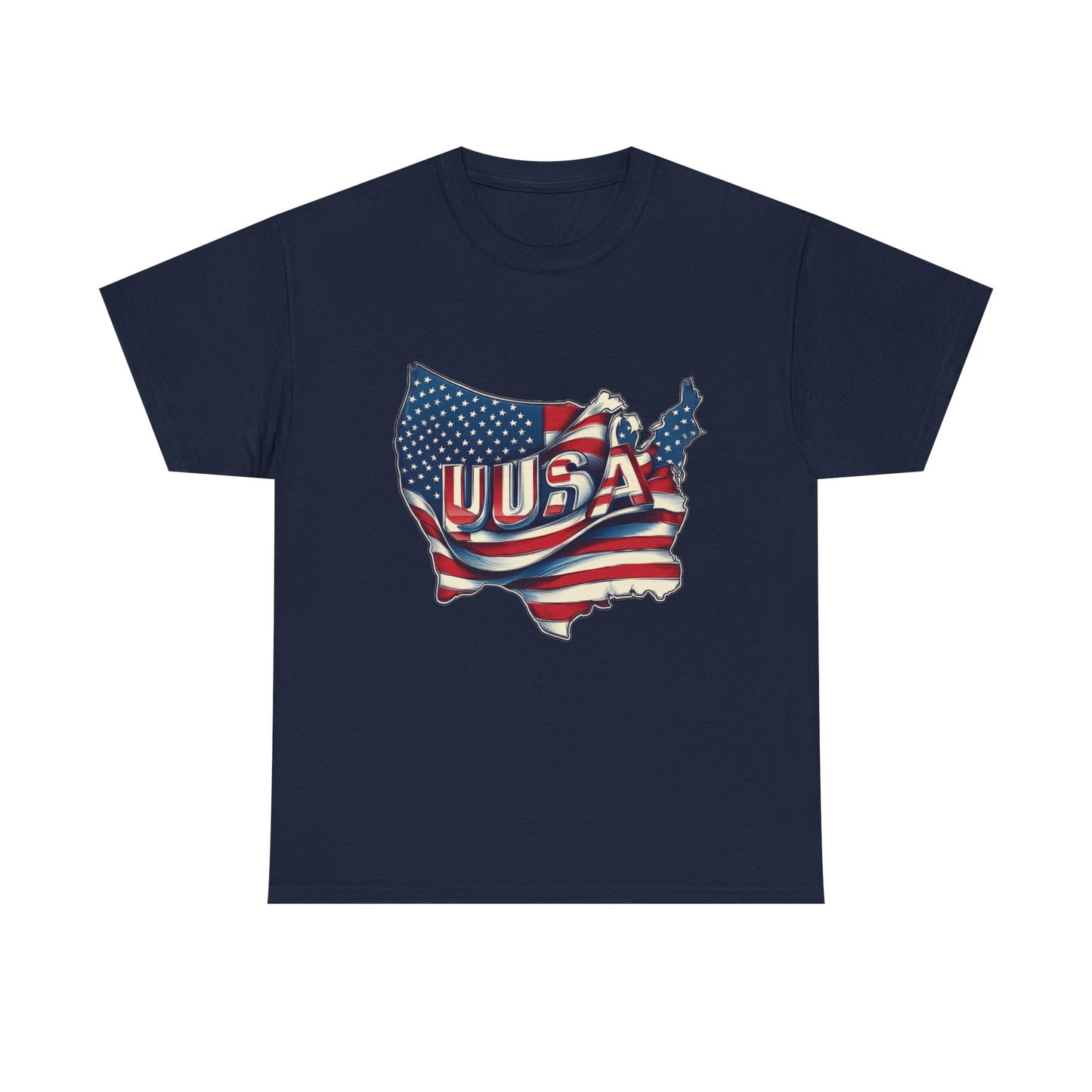 Patriotic Unisex Tee - USA Flag Design, Perfect for Independence Day, 4th of July, Gifts, Casual Wear, Festival