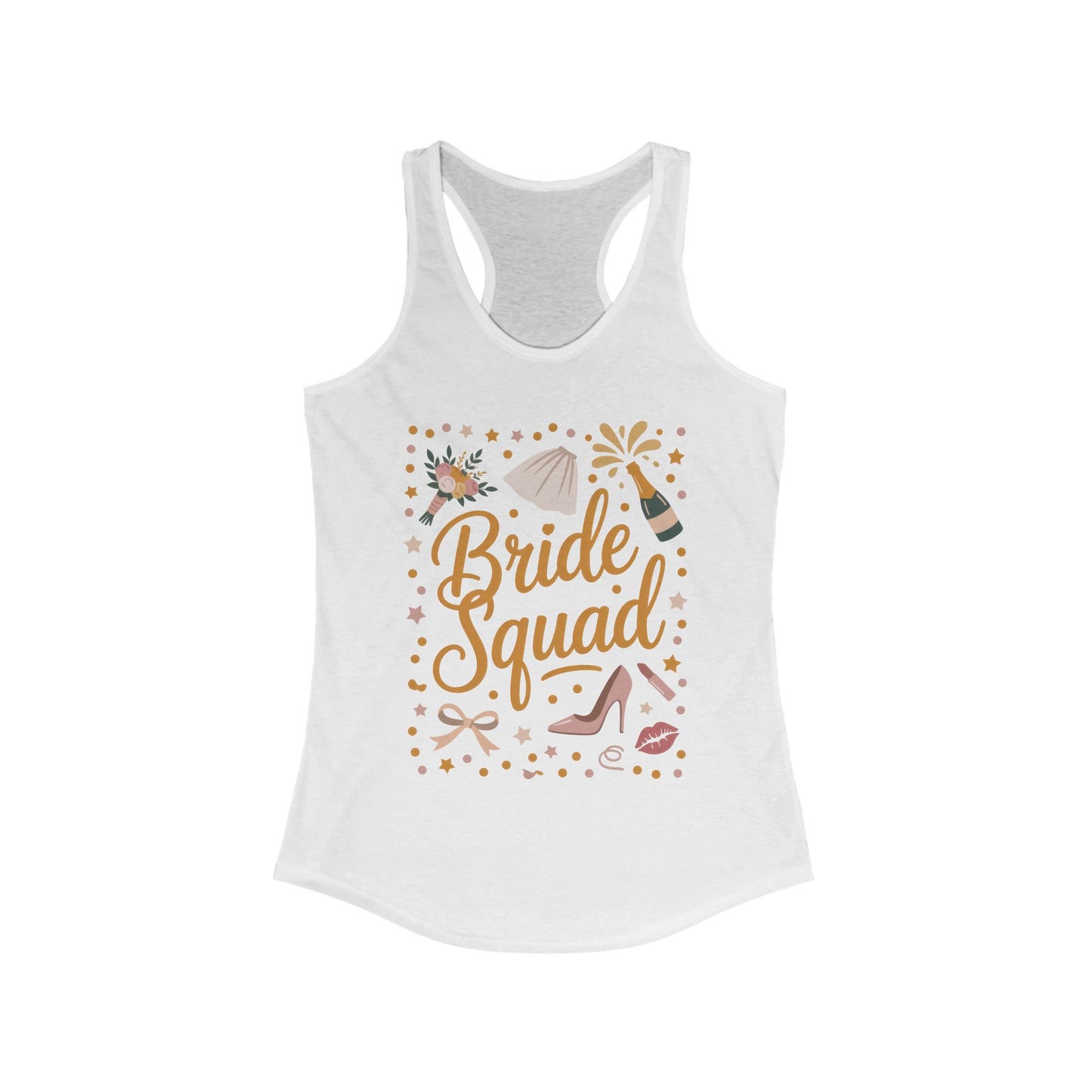 Bride Squad Tank Top, Bachelorette Party T-Shirt, Bridesmaid Wedding Tee, Hen Party Matching Shirts, Bridal Shower, Gift for Bridesmaids