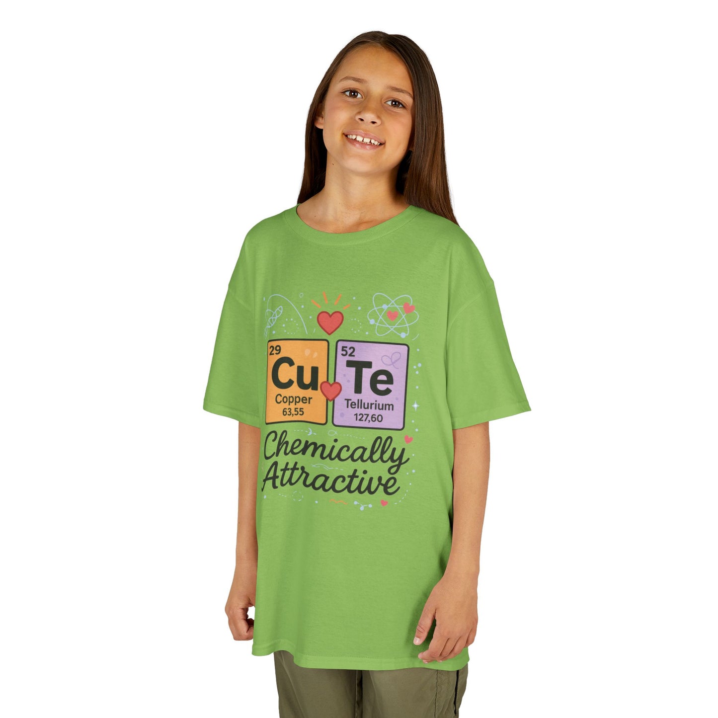 Cute Science Kids TeeT-Shirt, Periodic Table Tee, Funny Nerdy Gift for Young Girl, Cute Chemistry Young Girl T-Shirt, Classroom Wear