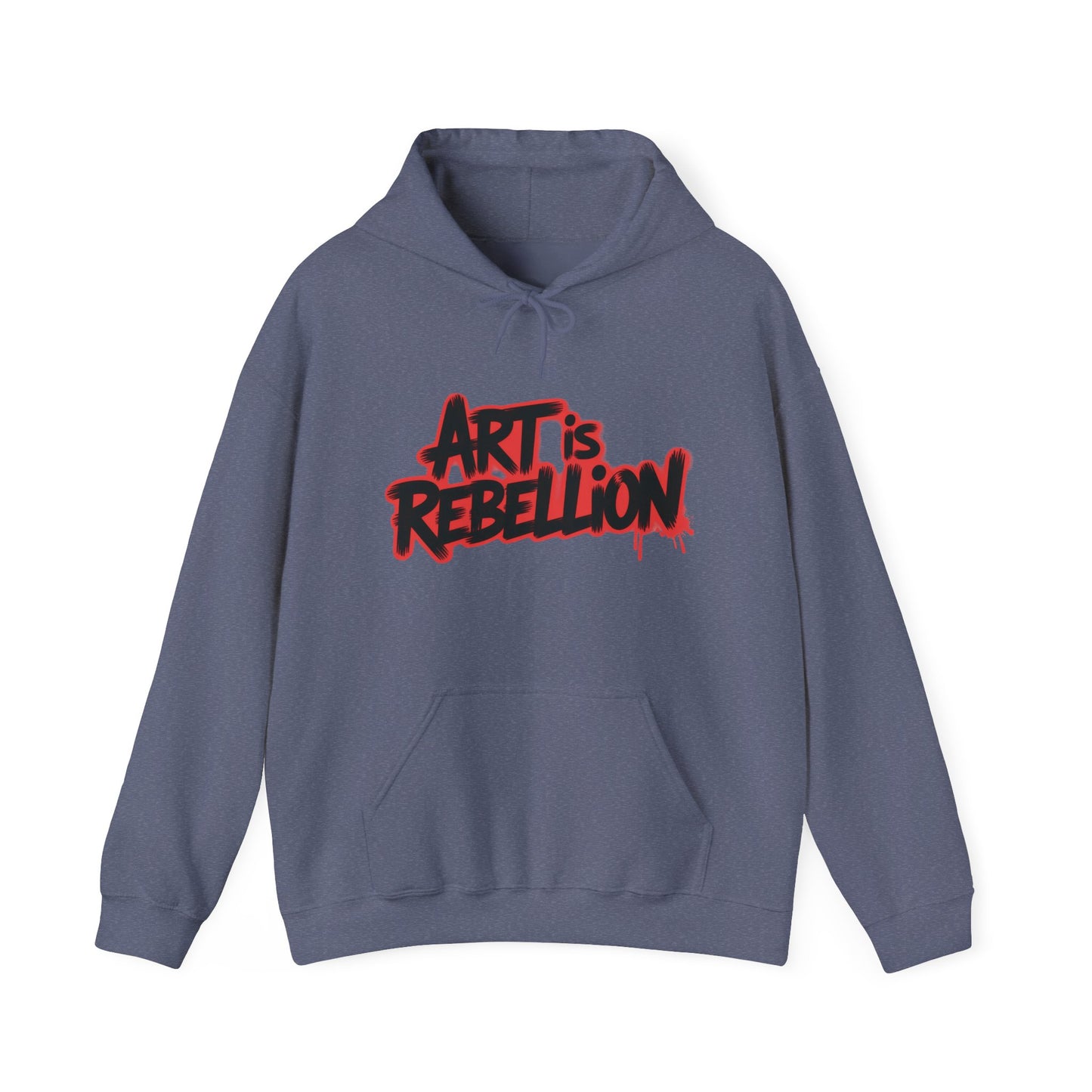 Men's Heavy Blend™ Hooded Sweatshirt, Art Is Rebellion Men's Hoodie, Graffiti Street Art Pullover, Urban Rebellion Hoodie for Skaters