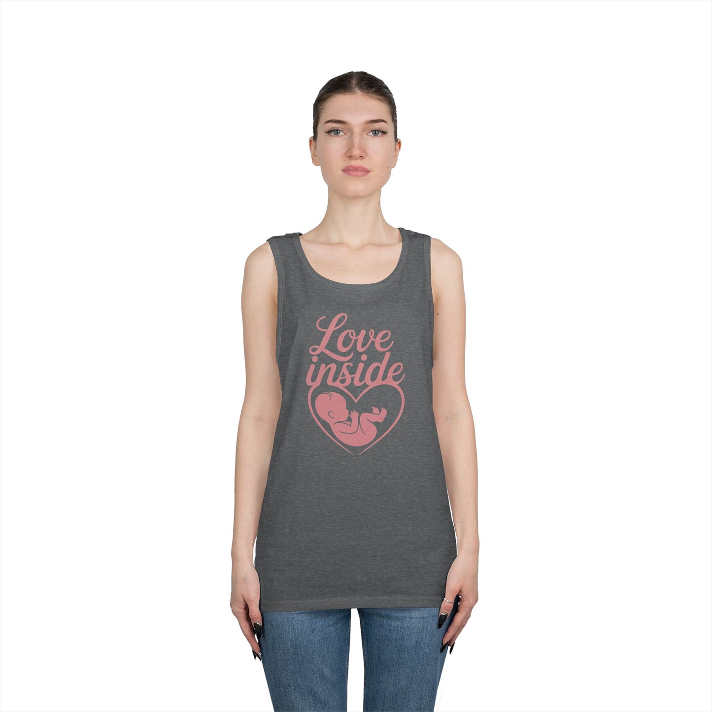 Maternity Tank Top, Pregnancy Announcement Tee, Baby Inside Mom To Be Gift, Expecting Mother Tee, Pregnancy Reveal Top, Baby Shower Top