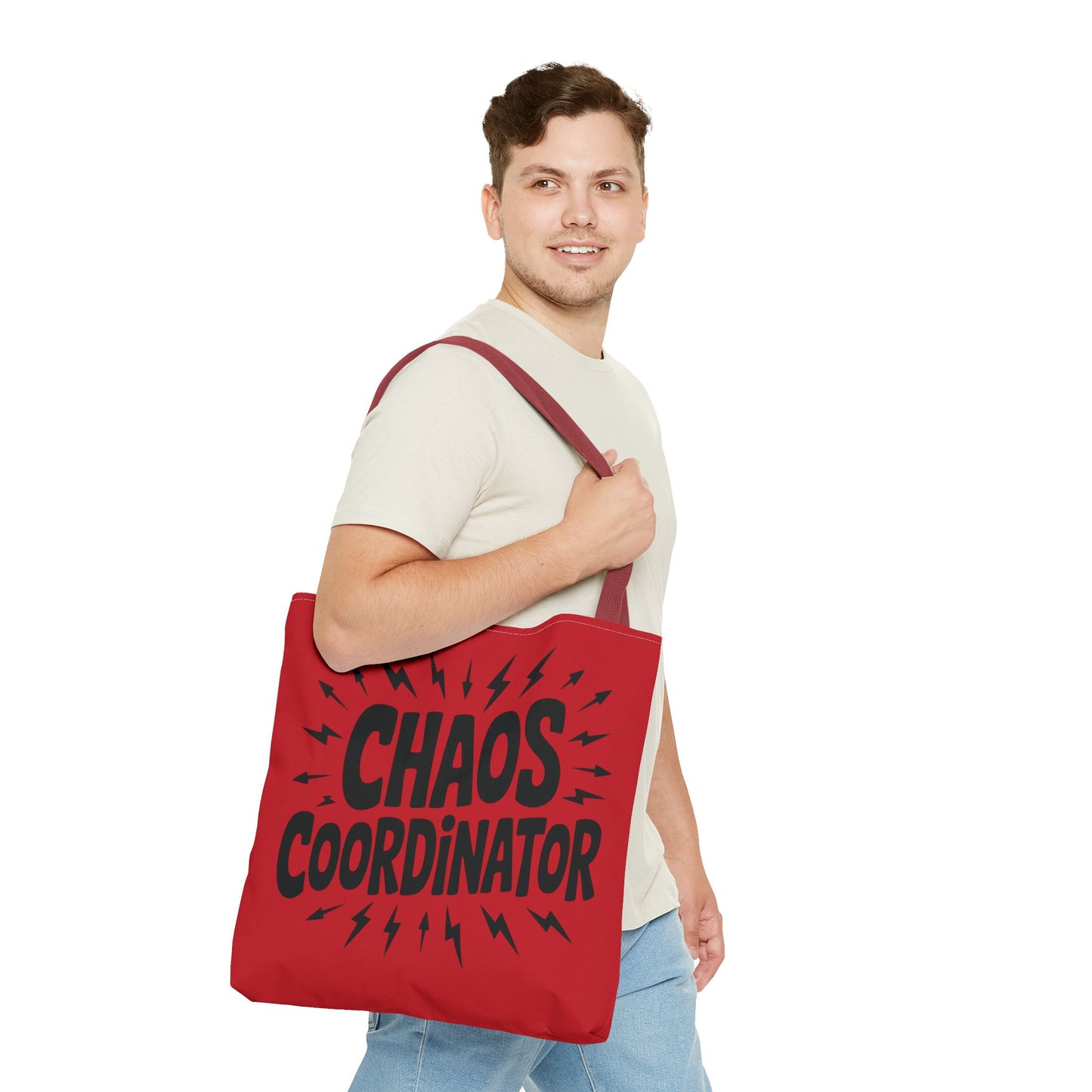 Chaos Coordinator Tote Bag, Fun Carryall for Busy Moms, Students, or Event Planners, Perfect Gift, Beach Weekender Bag, Large Tote Bag
