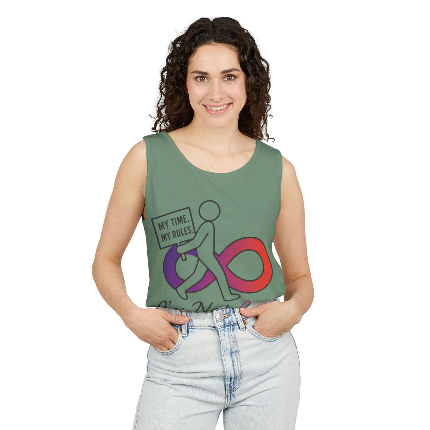 My Time My Rules Womens Tank Top, Funny T-Shirt, Casual Wear, women empowerment tee, confident woman shirt, self love t shirt