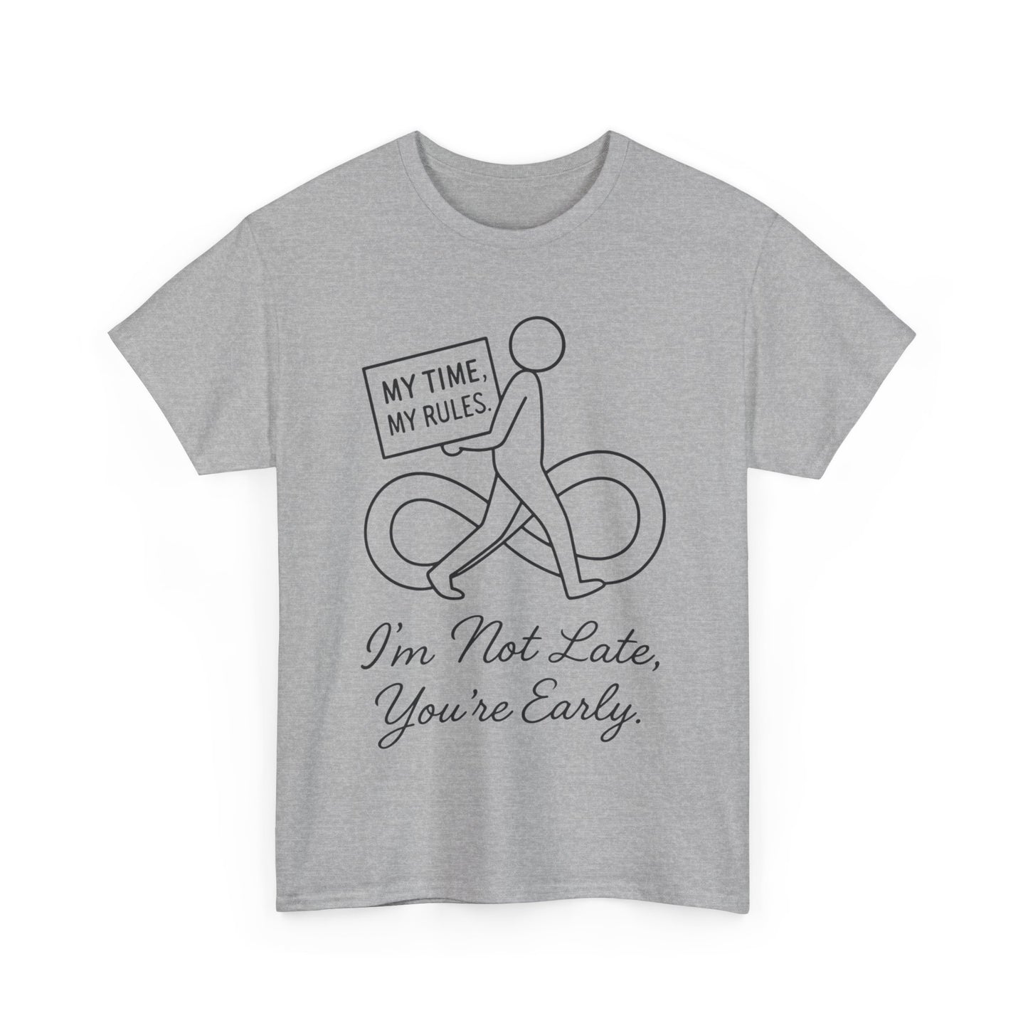 My Time My Rules Women's Heavy Cotton Tee, Funny T-Shirt, Casual Wear, women empowerment tee, confident woman shirt, self love t shirt
